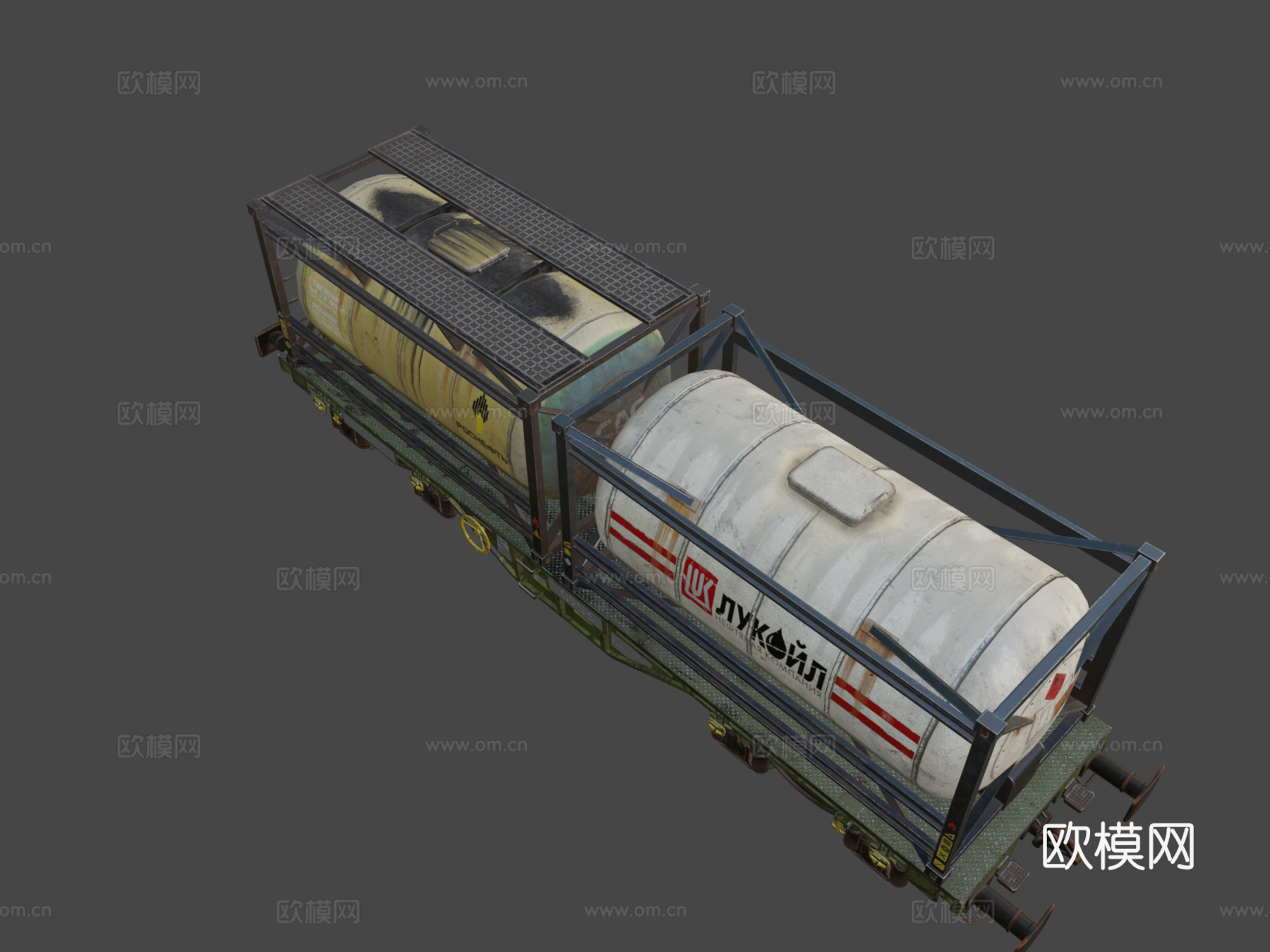 铁路罐车su模型