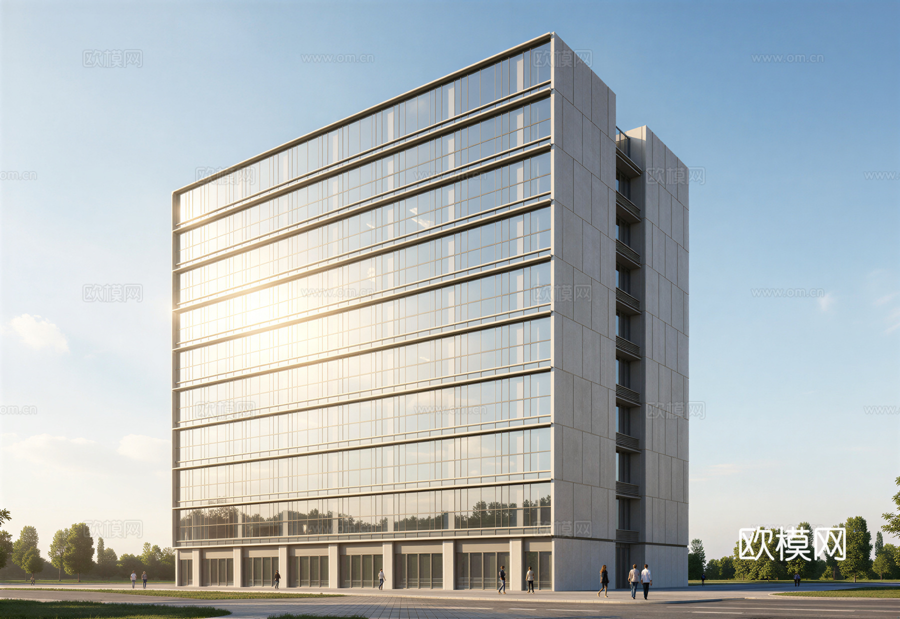 多层公寓 员工宿舍 多层办公 公寓楼 宿舍 宿舍楼su模型