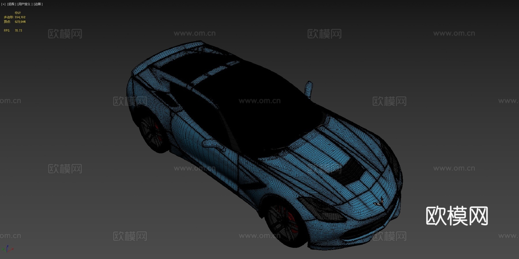 雪佛兰克尔维特su模型
