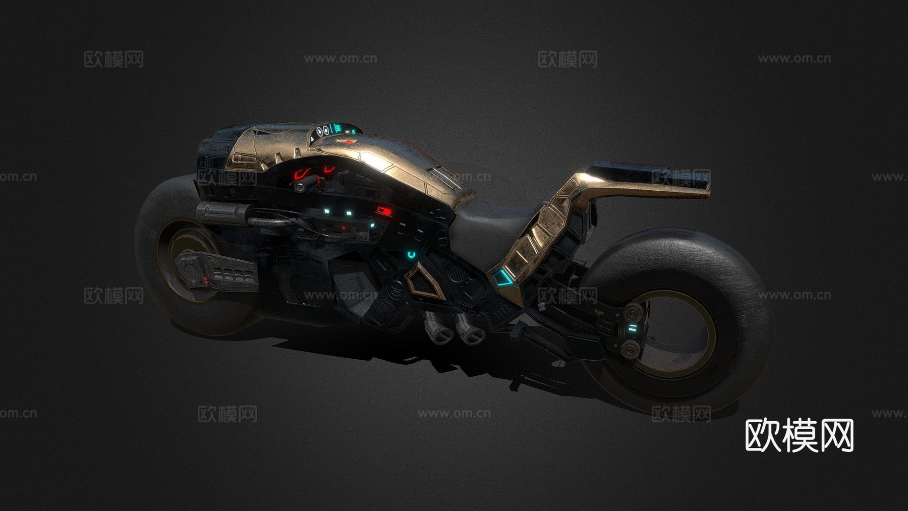 科幻摩托车项目MX2su模型