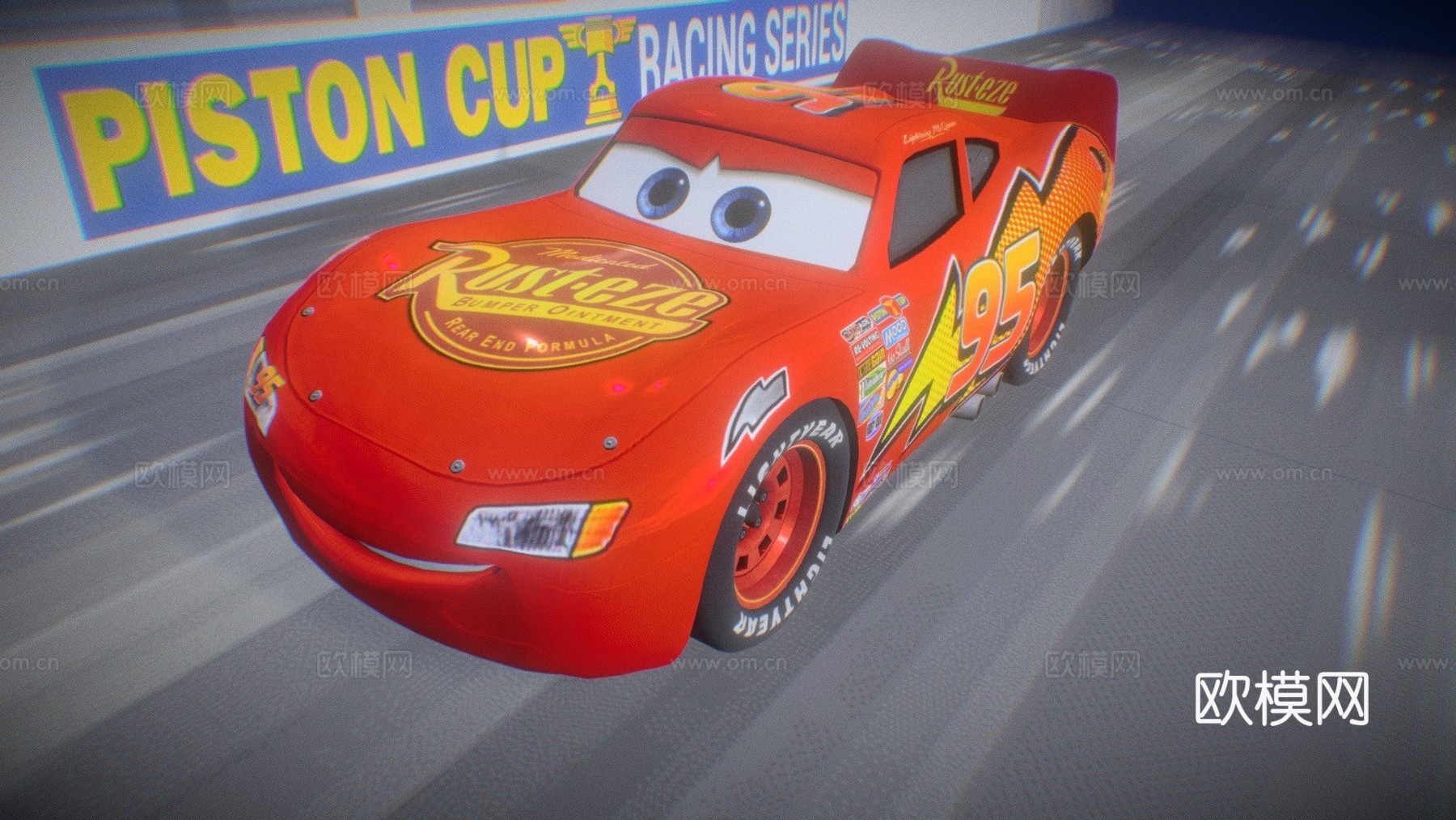 闪电麦昆在行动su模型