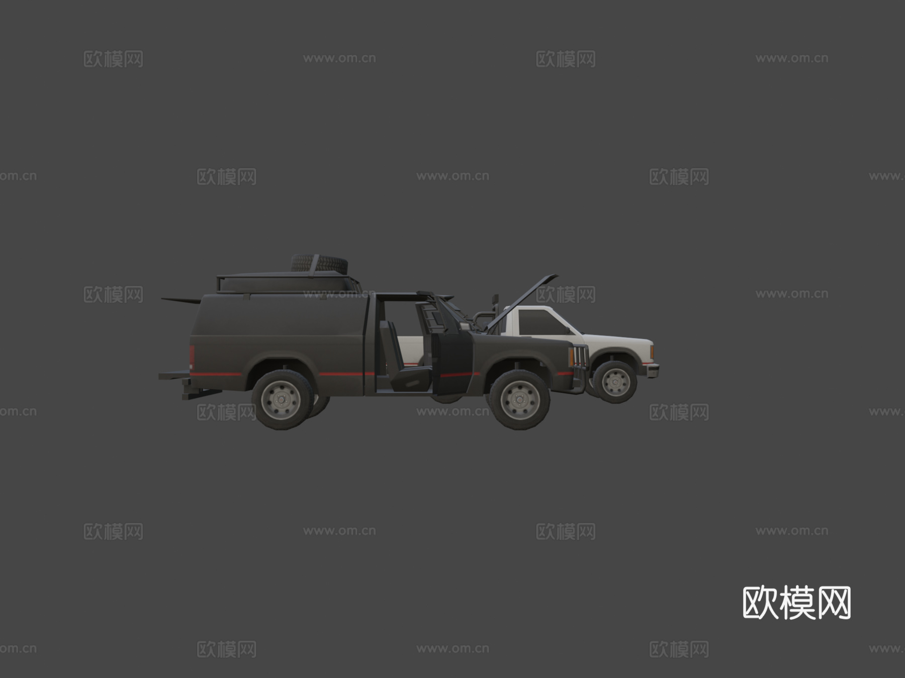 雪佛兰 S10su模型