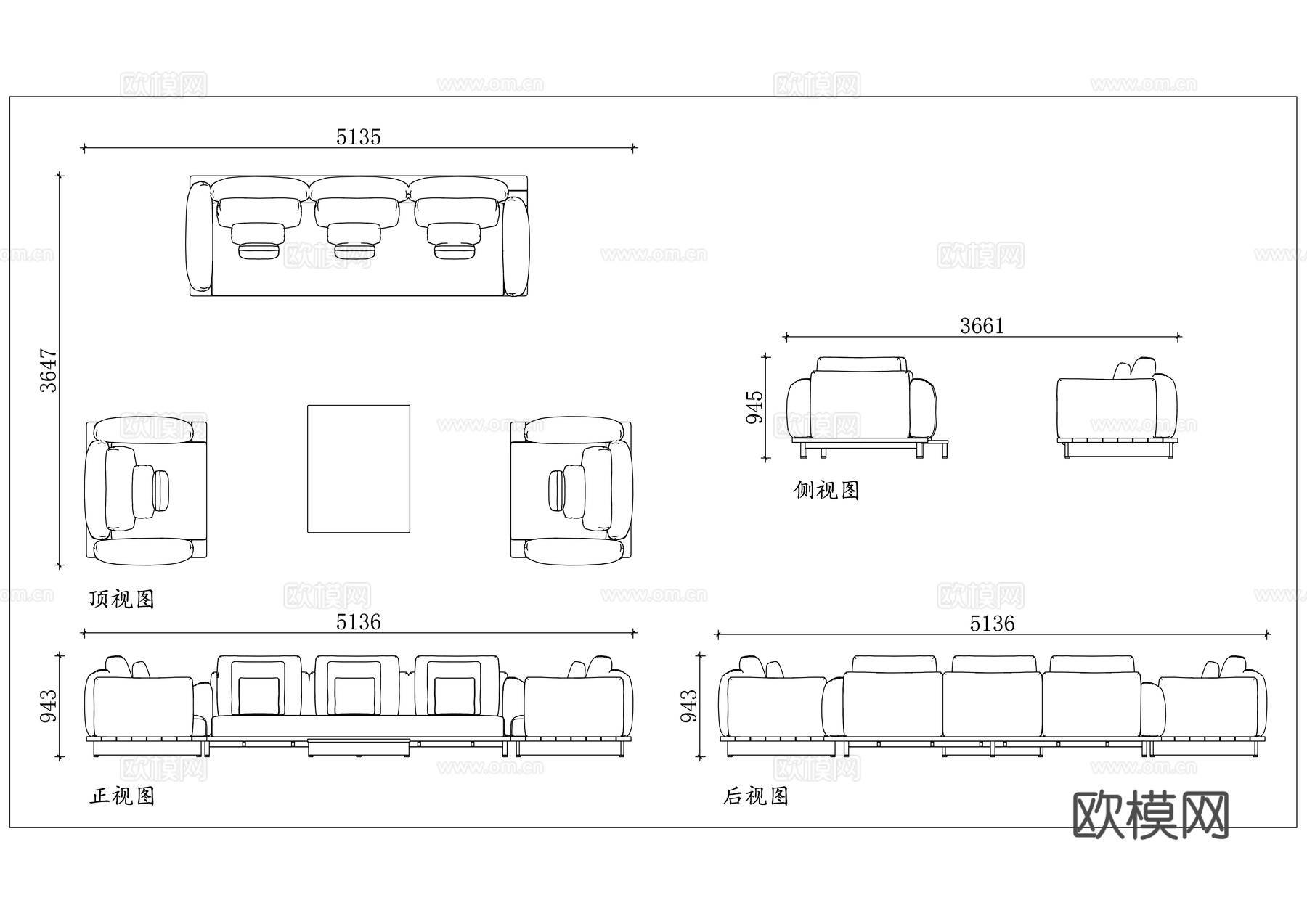 会客沙发 客厅沙发 接待沙发 厅堂沙发 待客沙发cad施工图