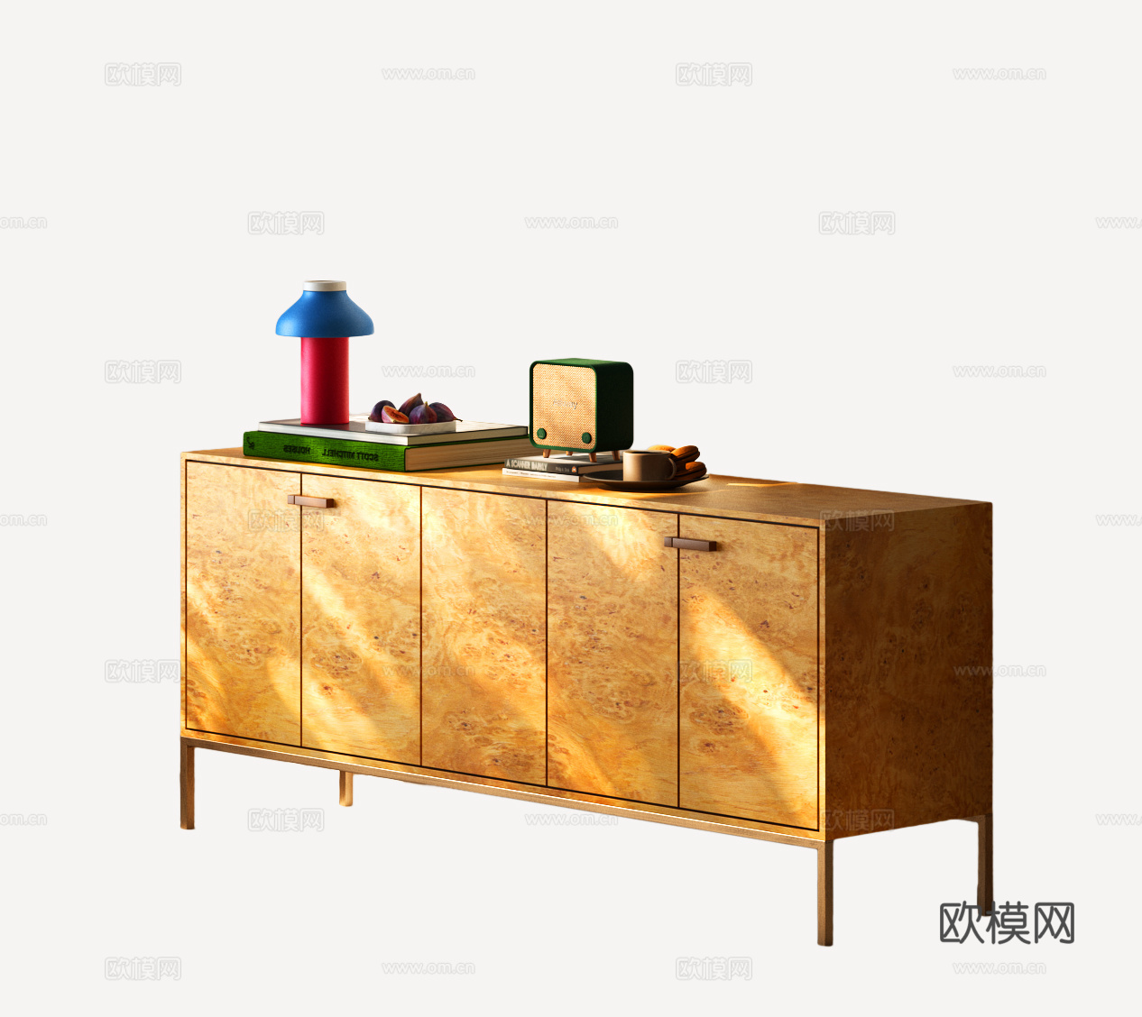 现代中古玄关柜 现代中古边柜 中古斗柜 现代中古餐边柜 中古su模型