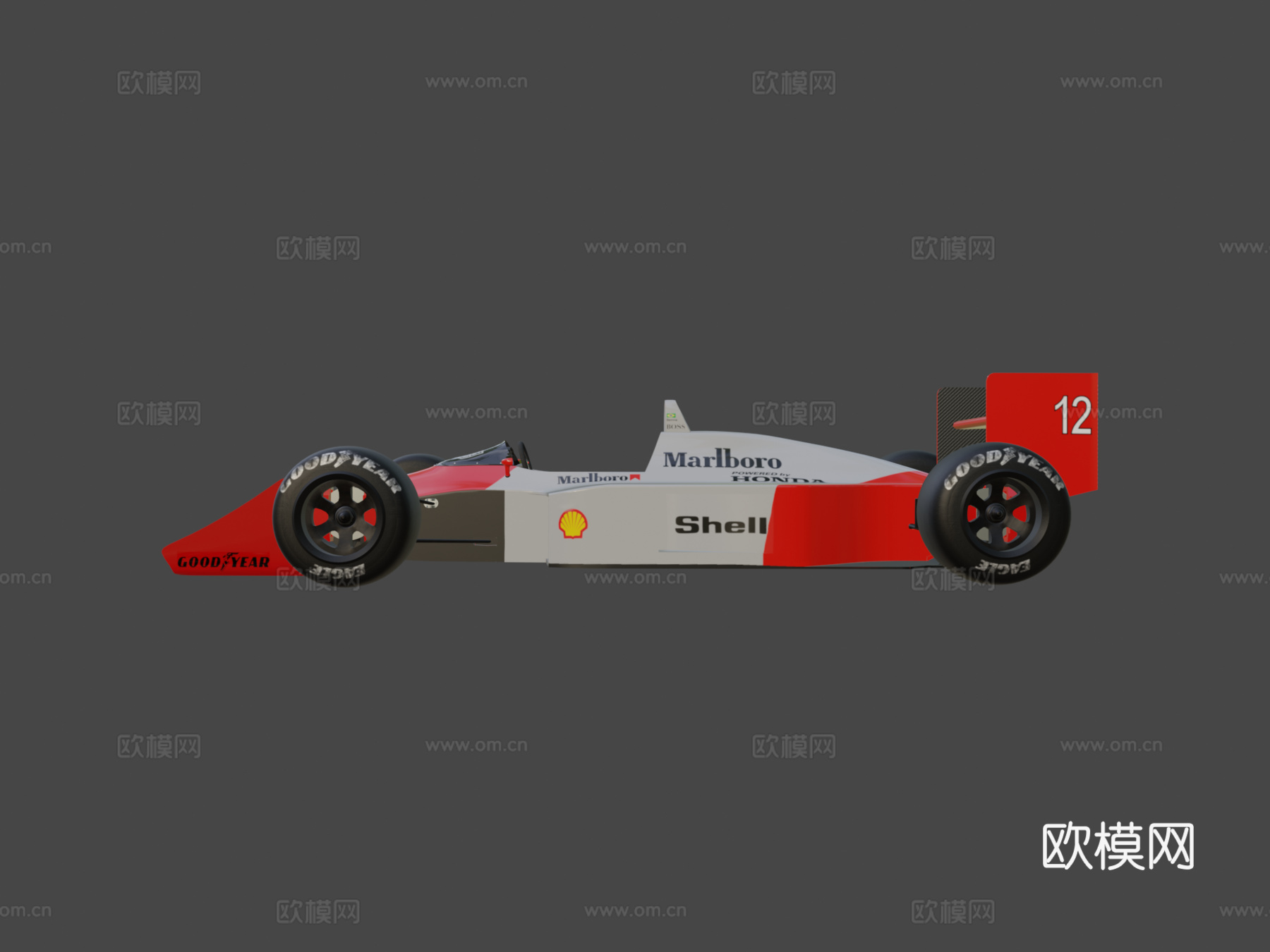 迈凯伦 MP44 F1 赛车su模型