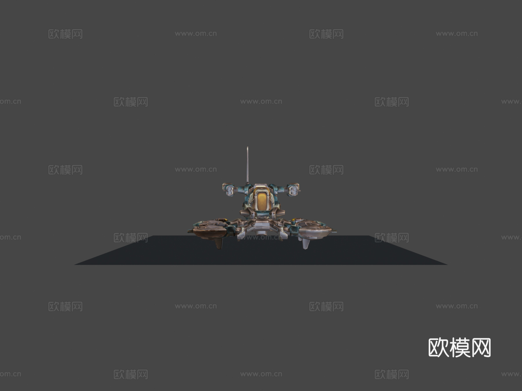 科幻车辆构造器su模型