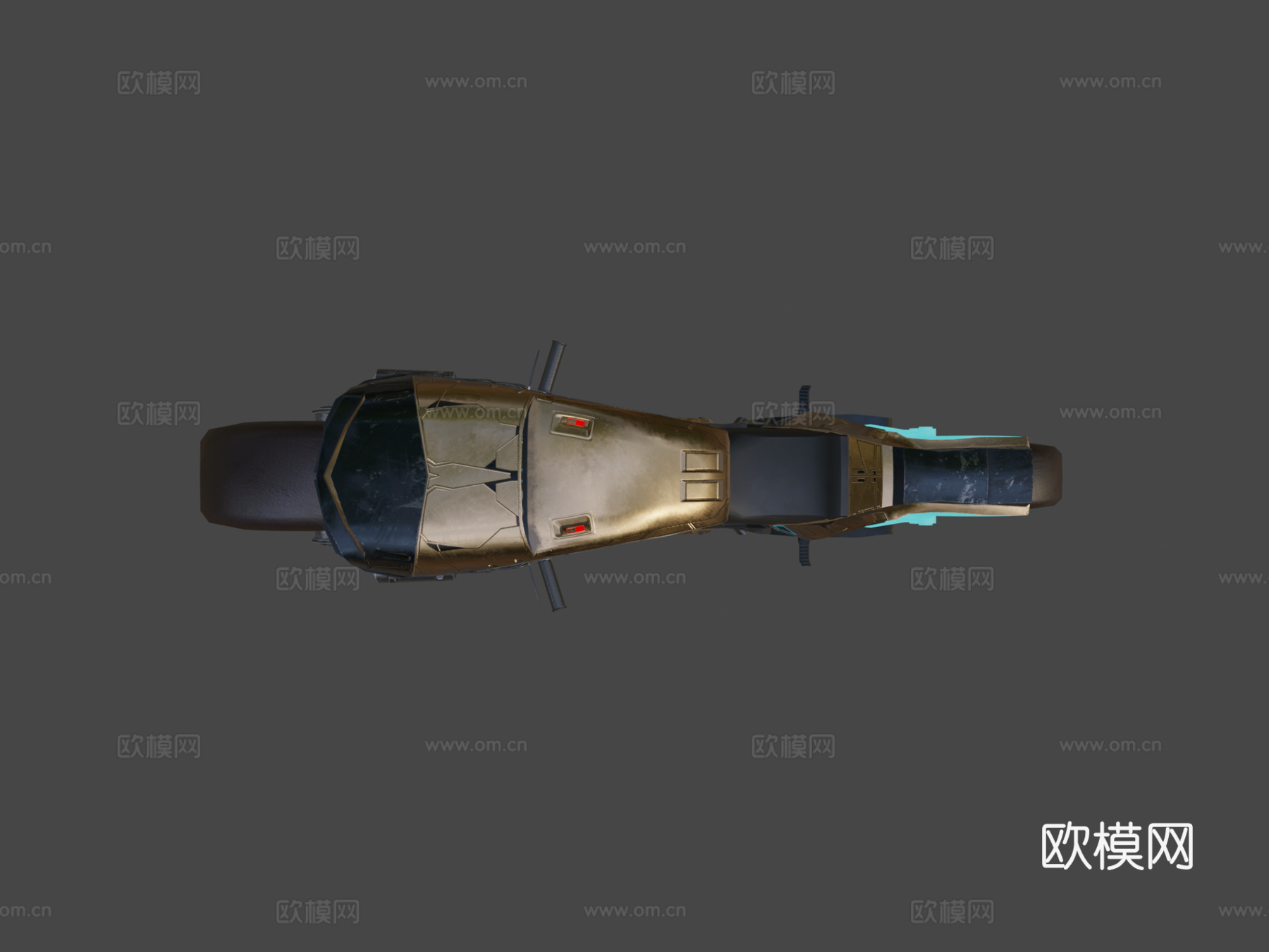 科幻摩托车项目MX2su模型