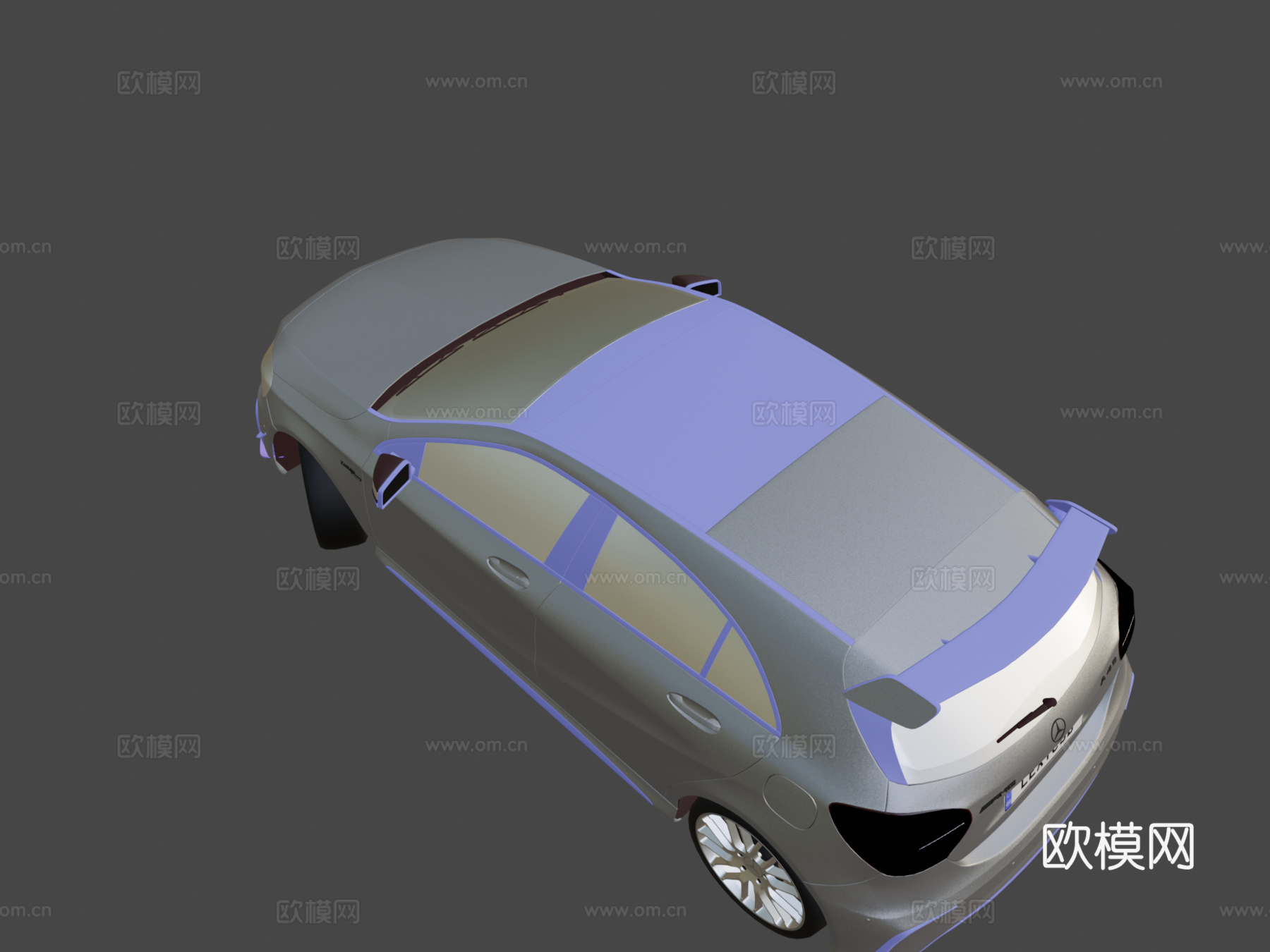 梅赛德斯奔驰A45 AMG 2018su模型