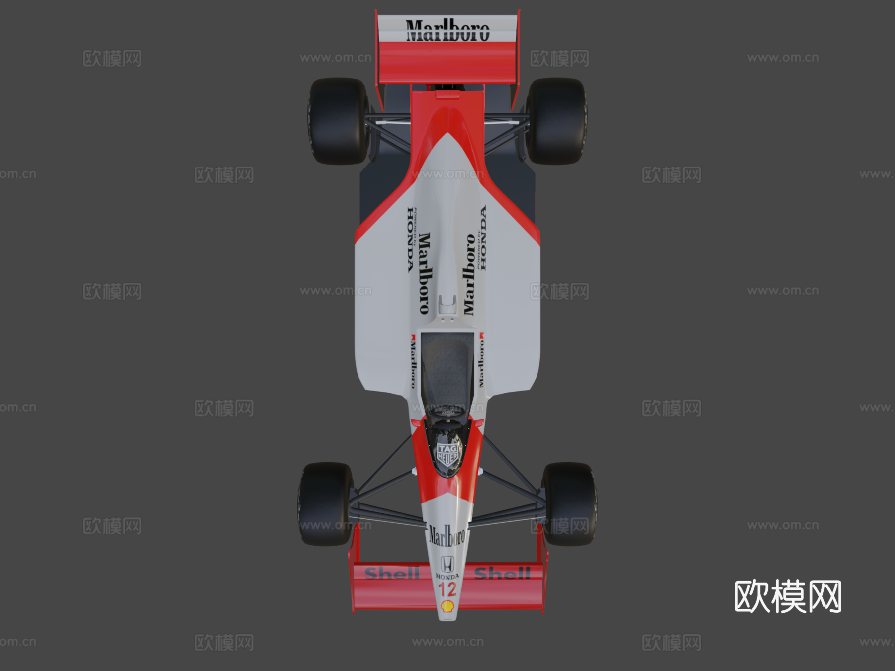 迈凯伦 MP44 F1 赛车su模型