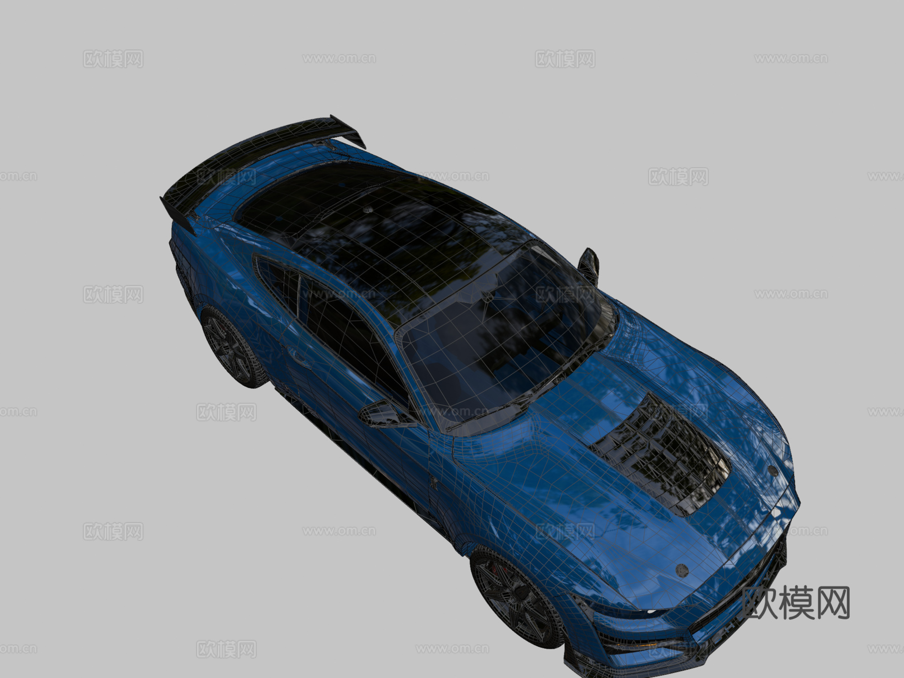 福特野马谢尔比GT500su模型