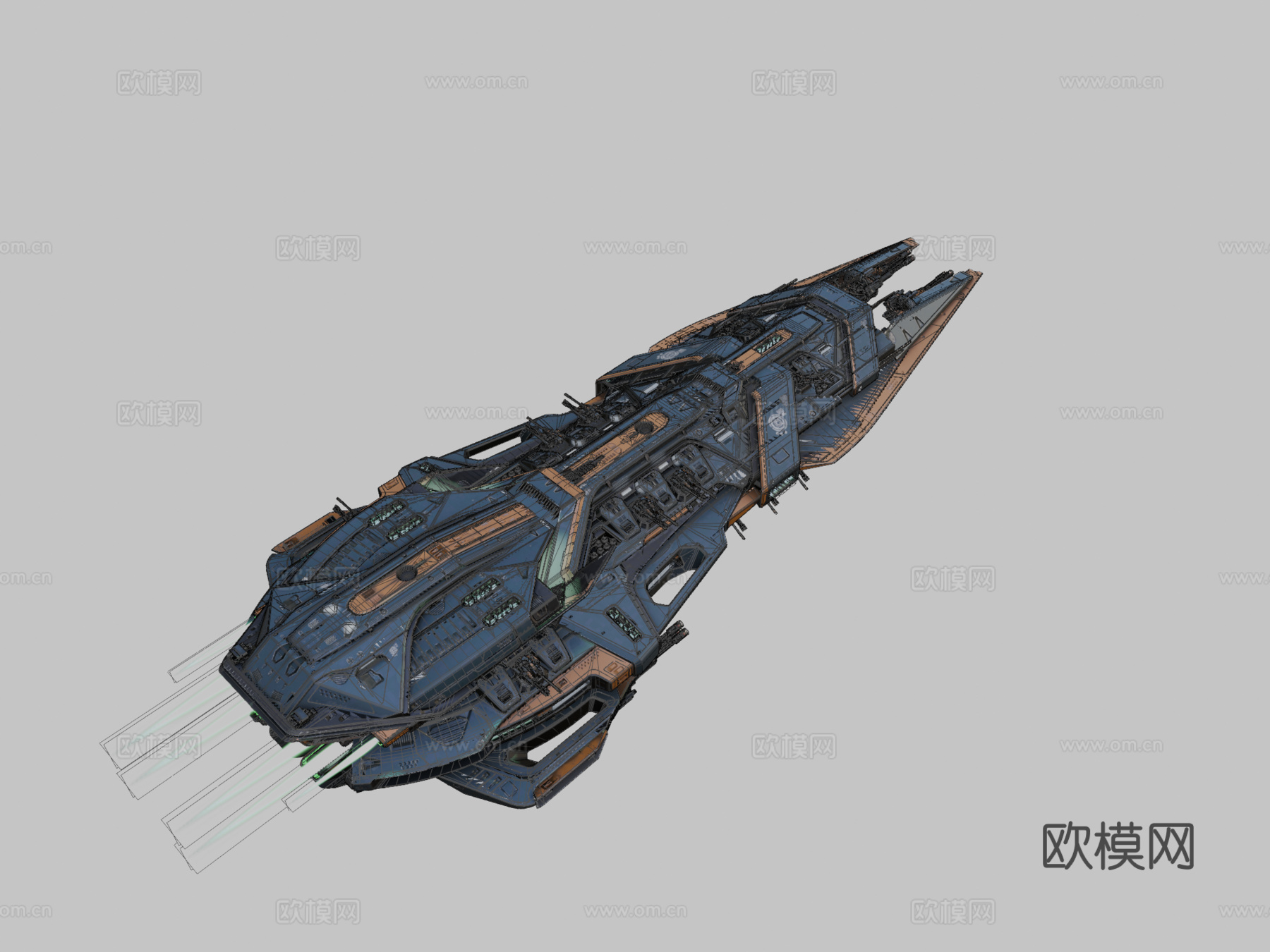 巴斯猎犬克尔维特su模型