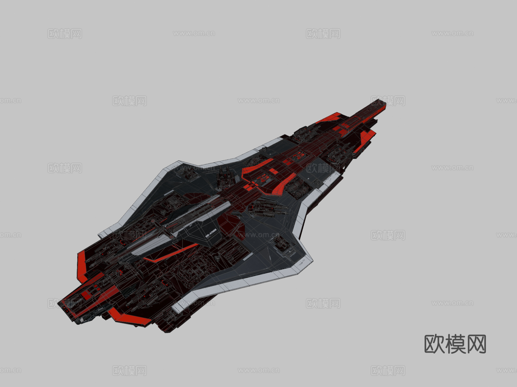 无畏舰  中型驱逐舰  阿托斯 第五级su模型