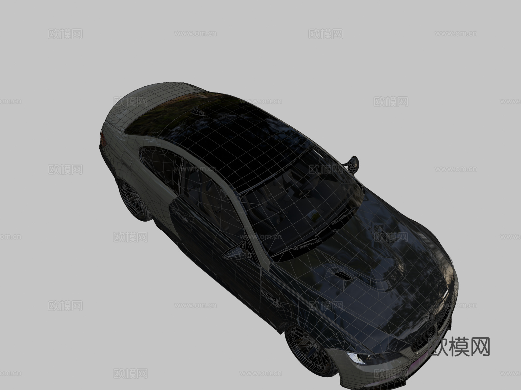 宝马 M3 e92 姿态su模型