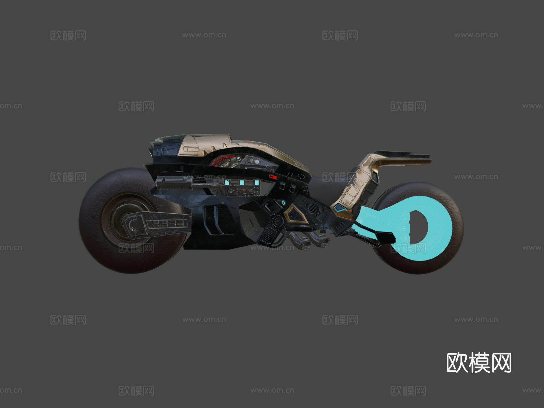 科幻摩托车项目MX2su模型