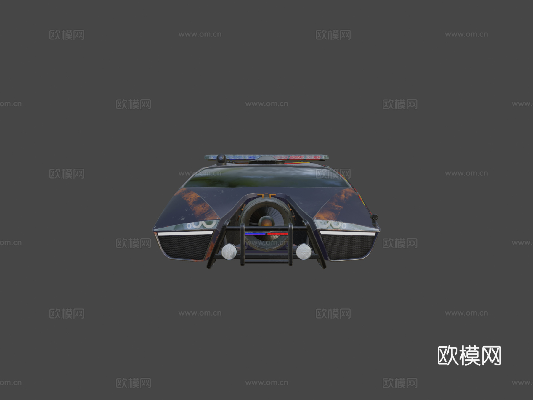 反乌托邦 警车su模型