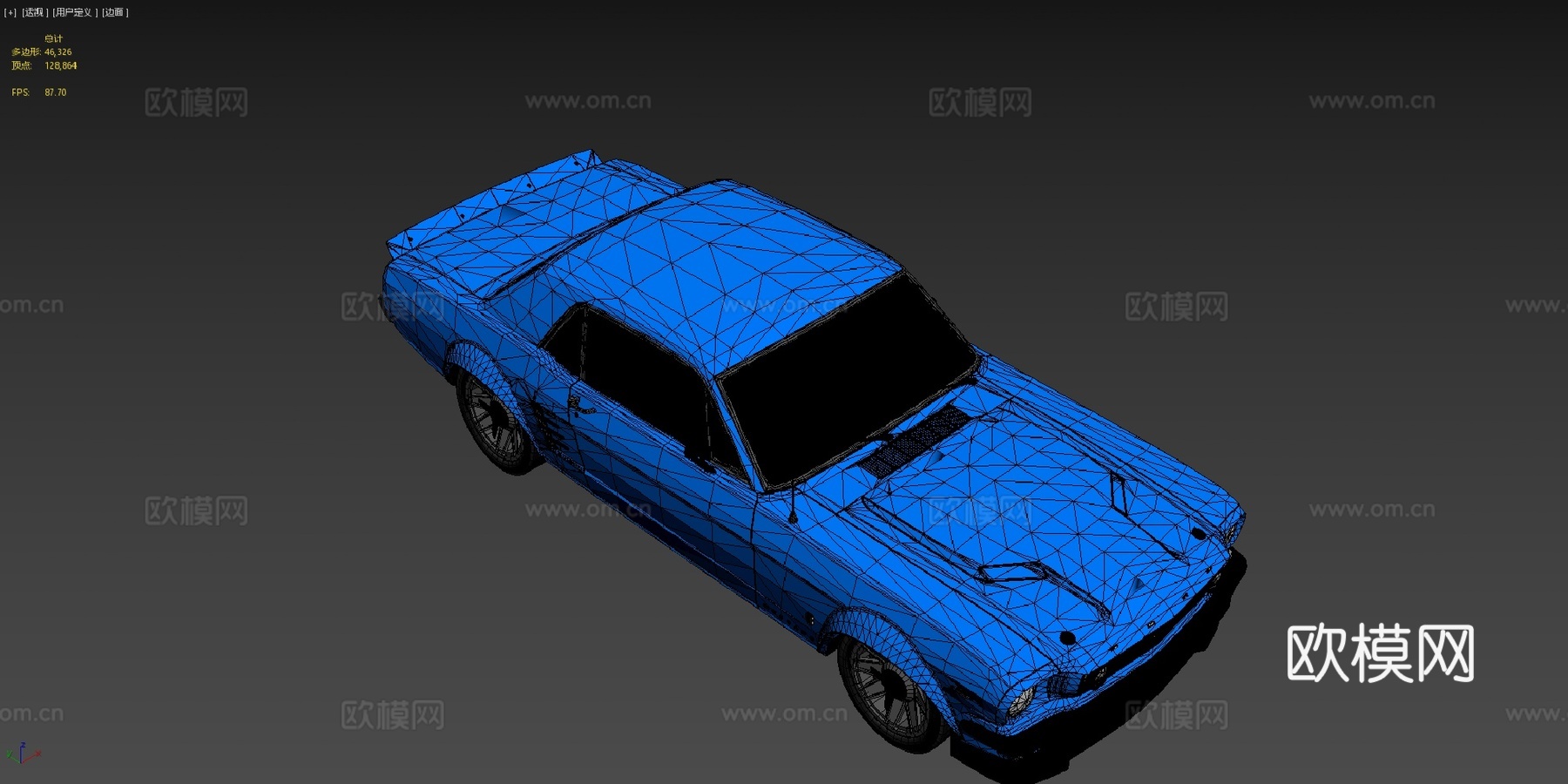 福特 野马su模型