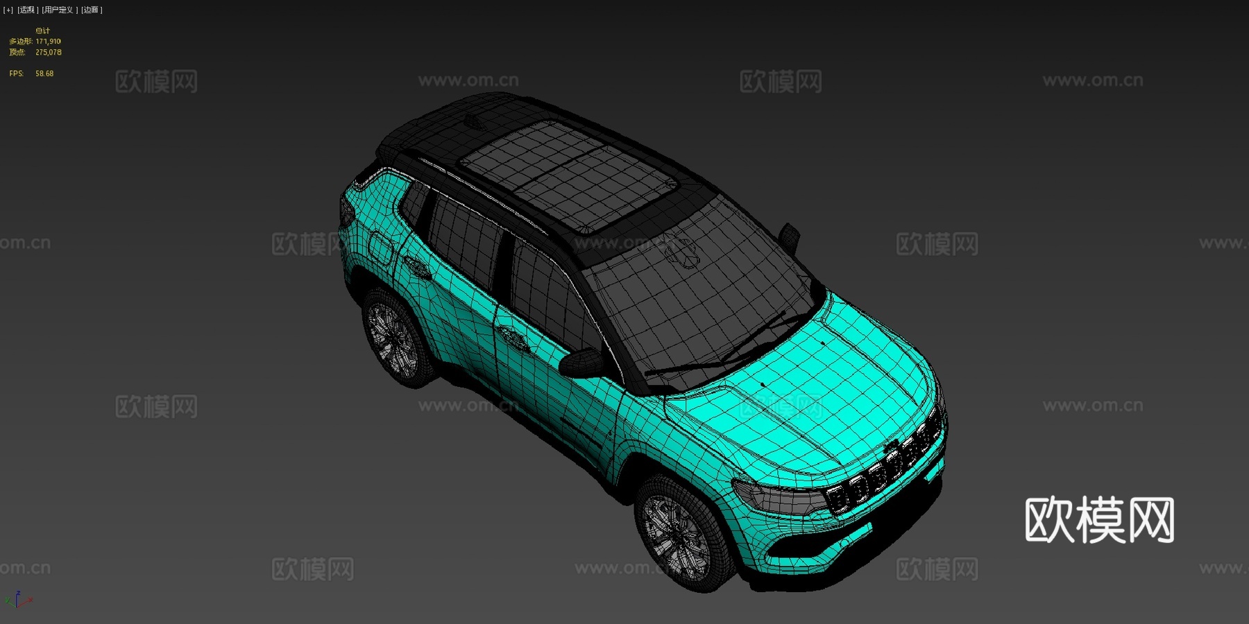 吉普 指南者 2022 低多边形su模型
