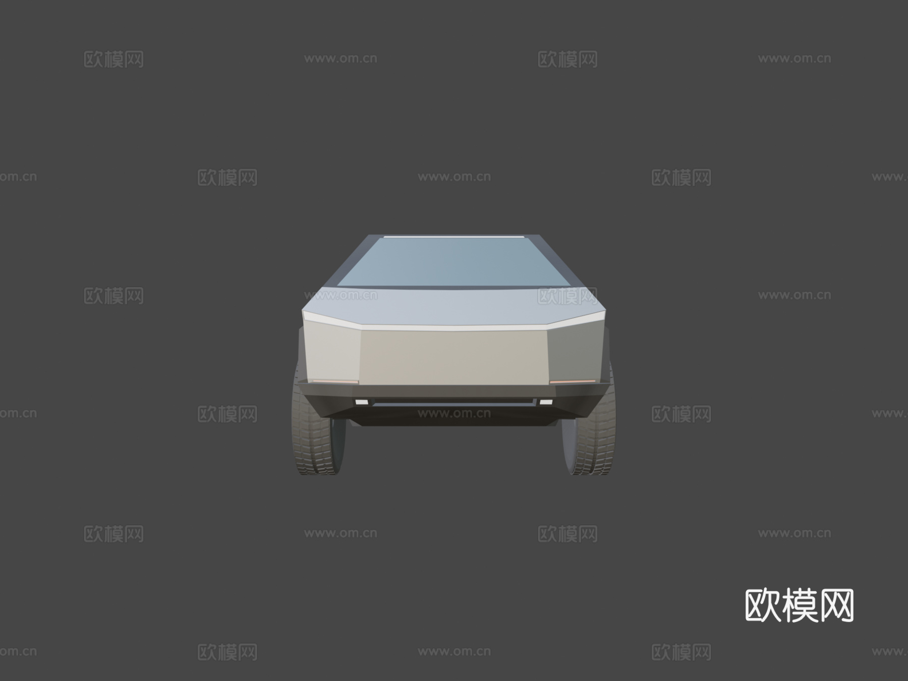 特斯拉赛博卡车su模型