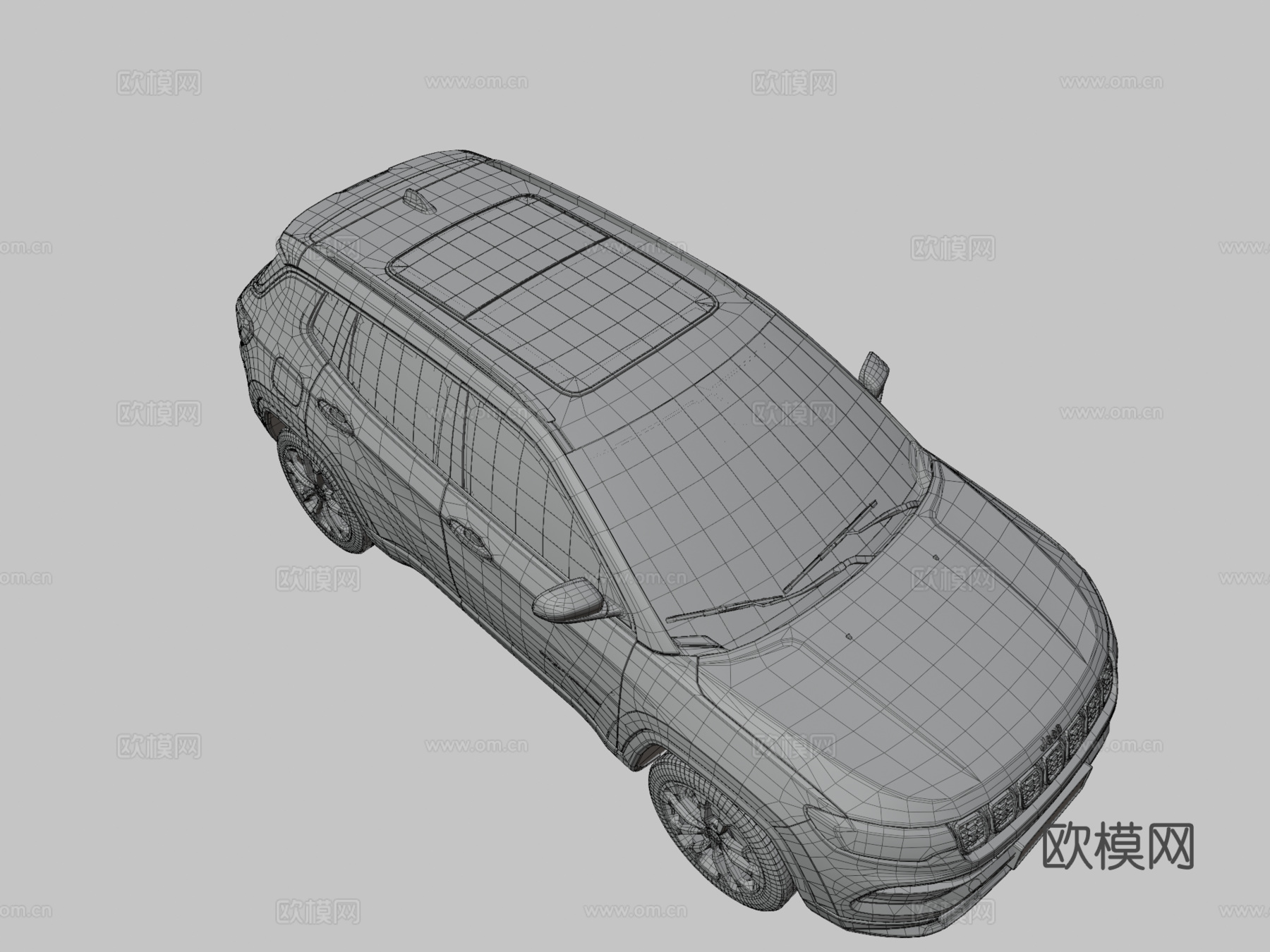 吉普 指南者 2022 低多边形su模型