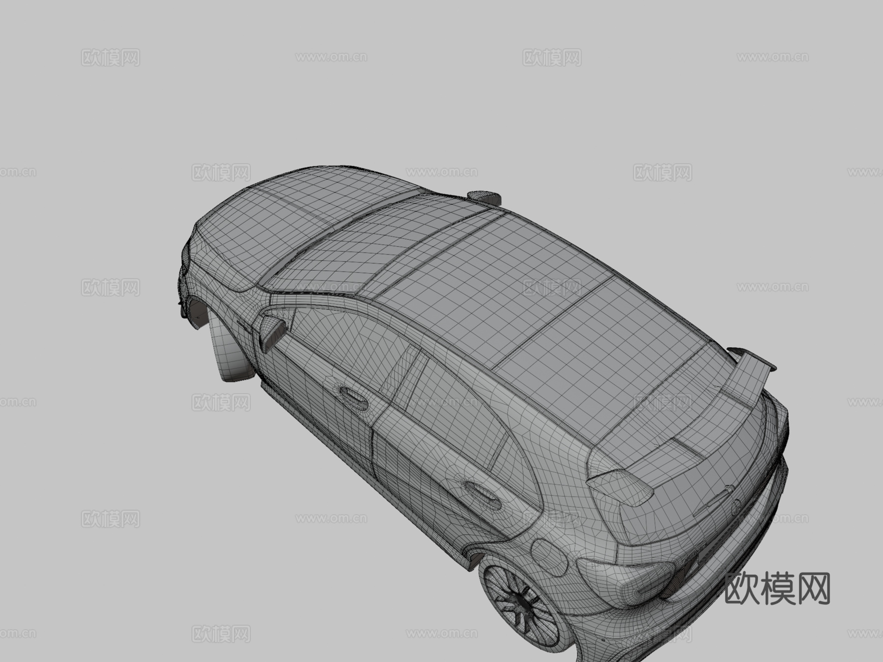 梅赛德斯奔驰A45 AMG 2018su模型