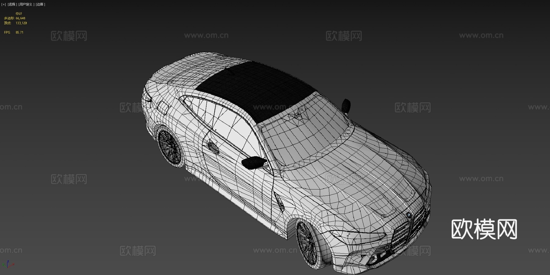 宝马M4竞赛su模型