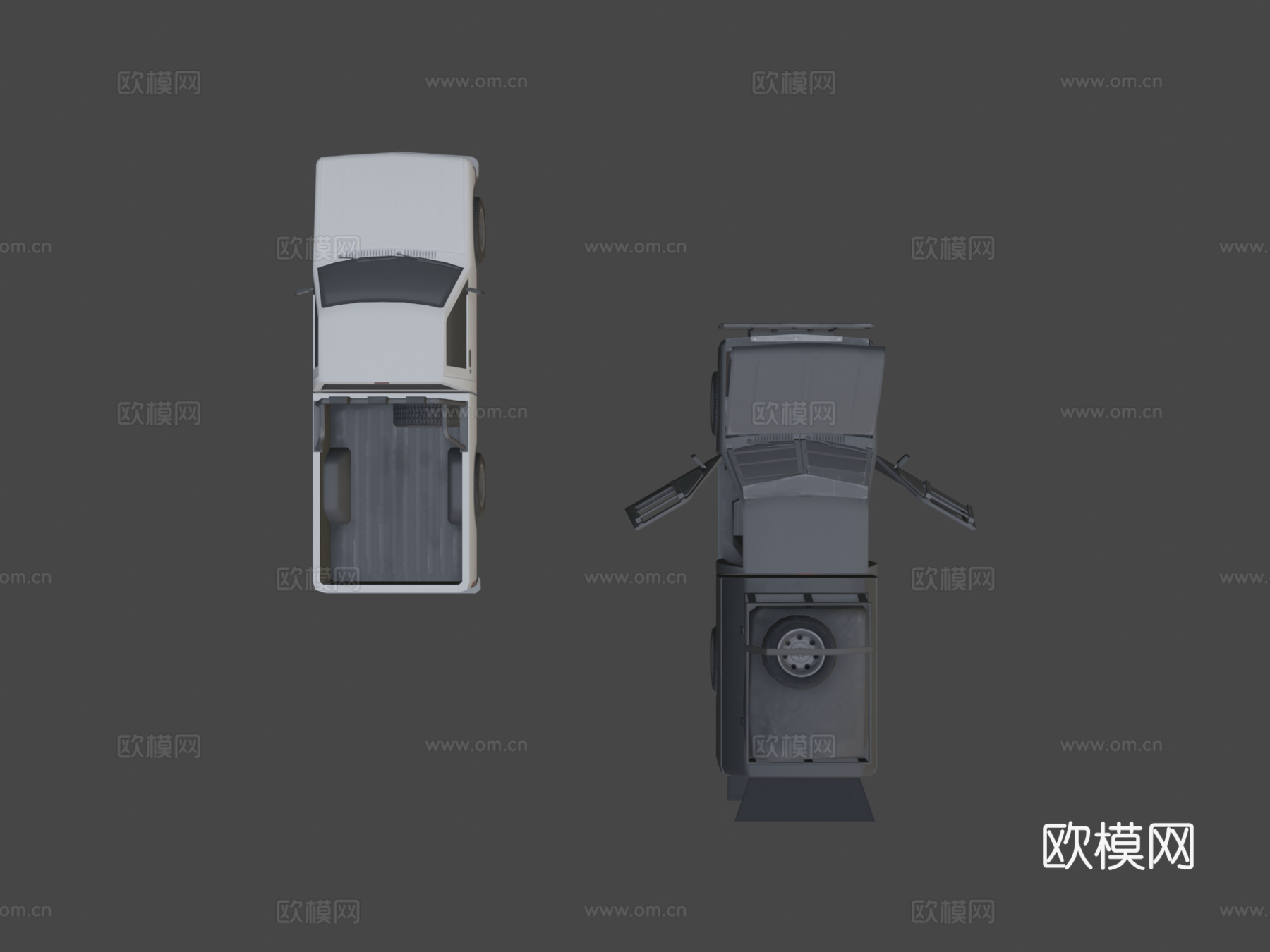 雪佛兰 S10su模型