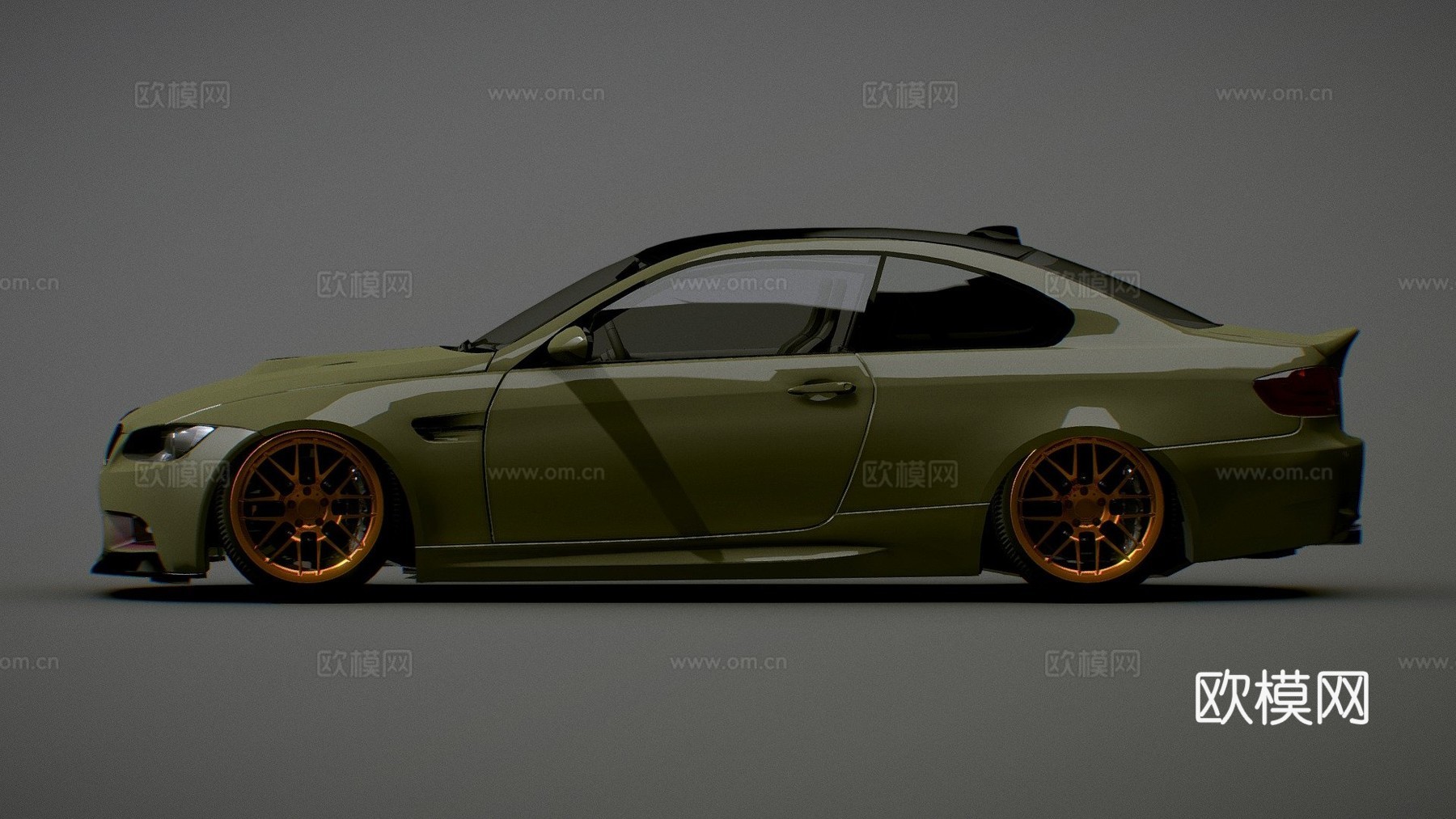 宝马 M3 e92 姿态su模型