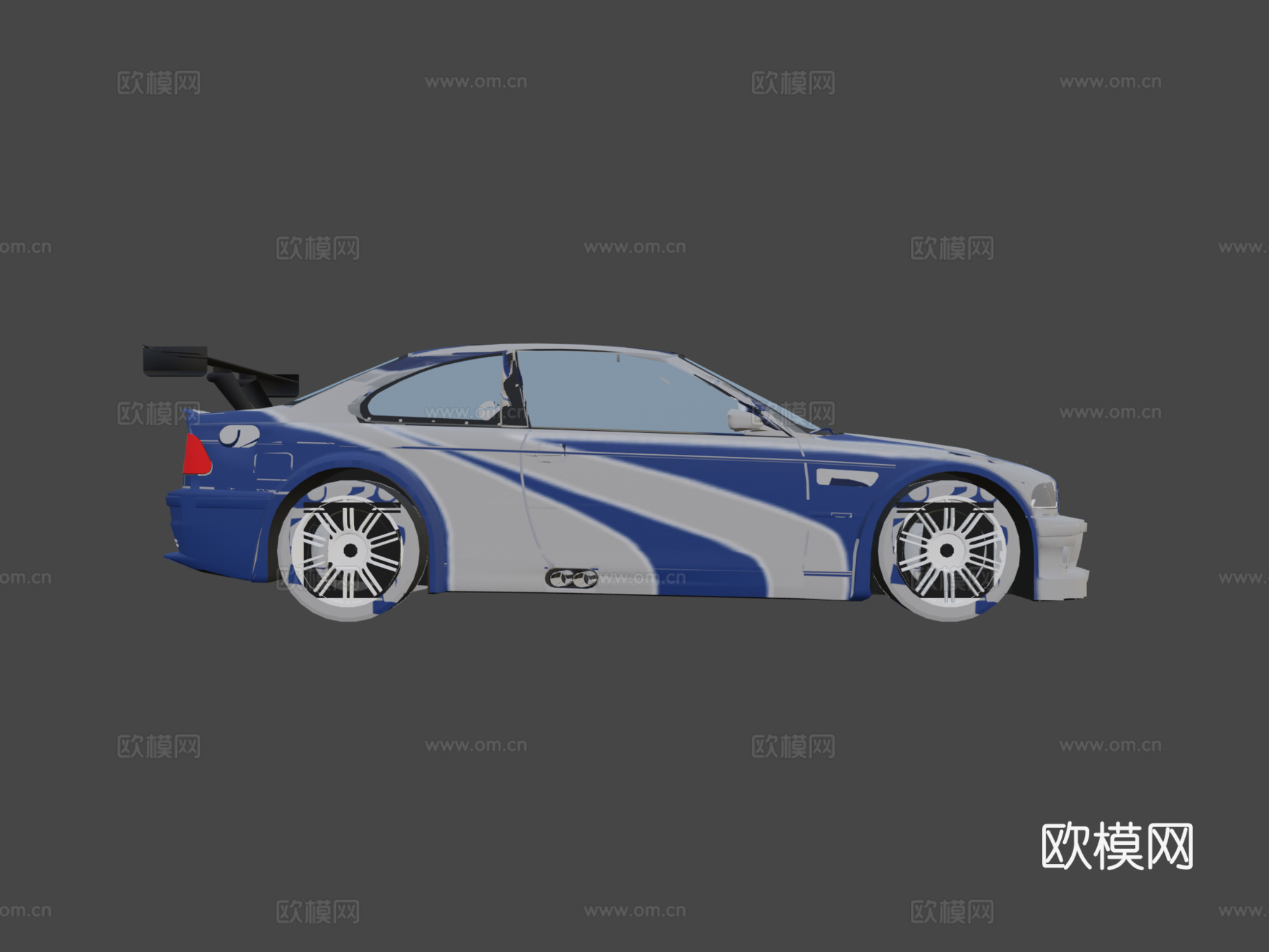 宝马 M3 GTR 剃刀su模型