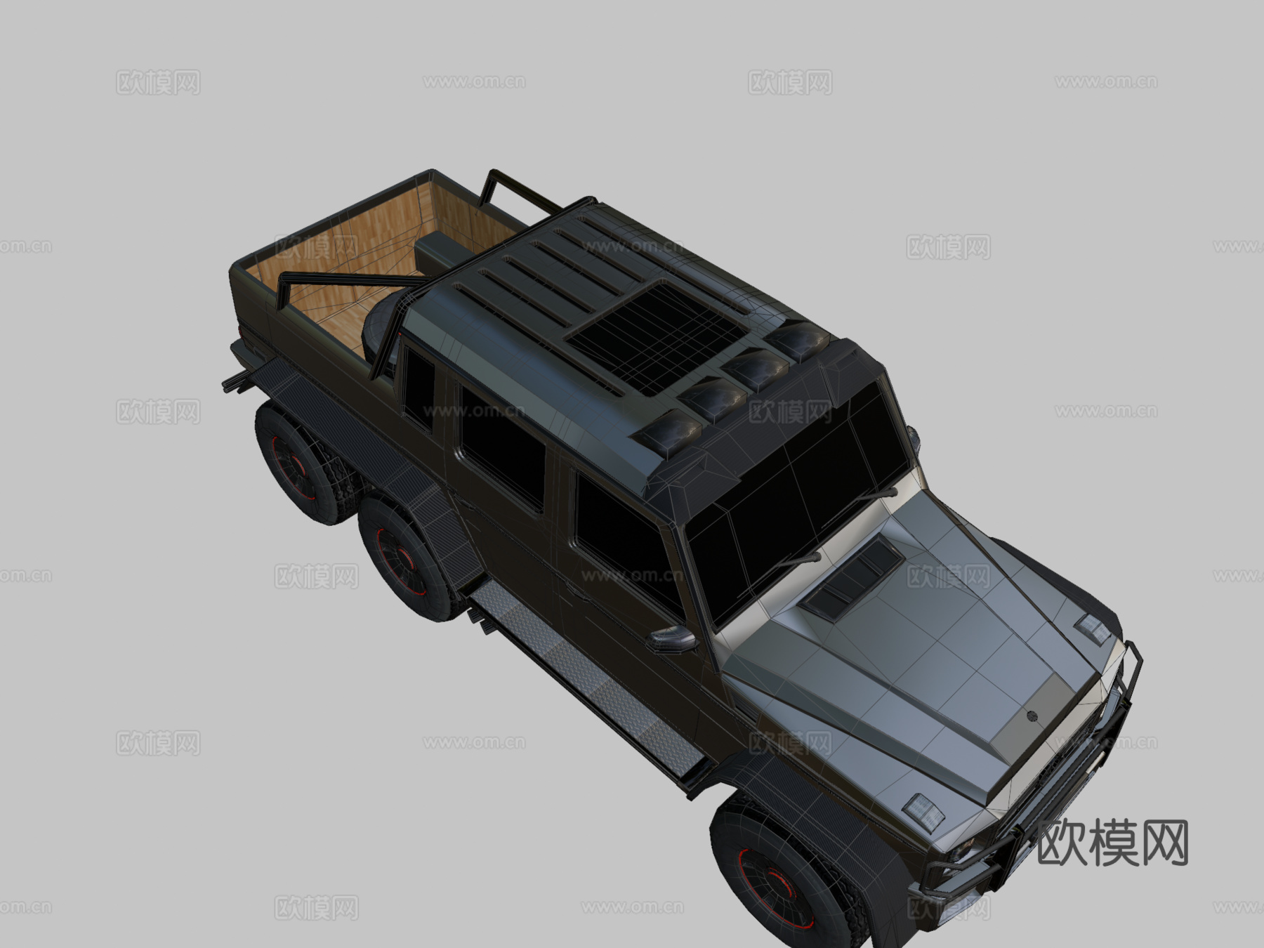 梅赛德斯 G级 6x6su模型