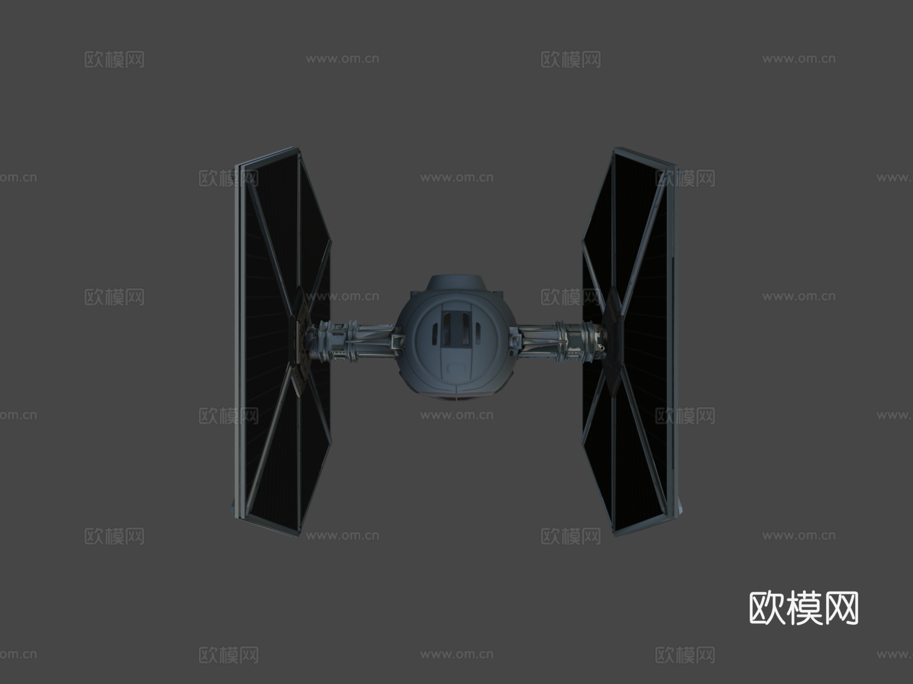 T.I.E战斗机星球大战su模型