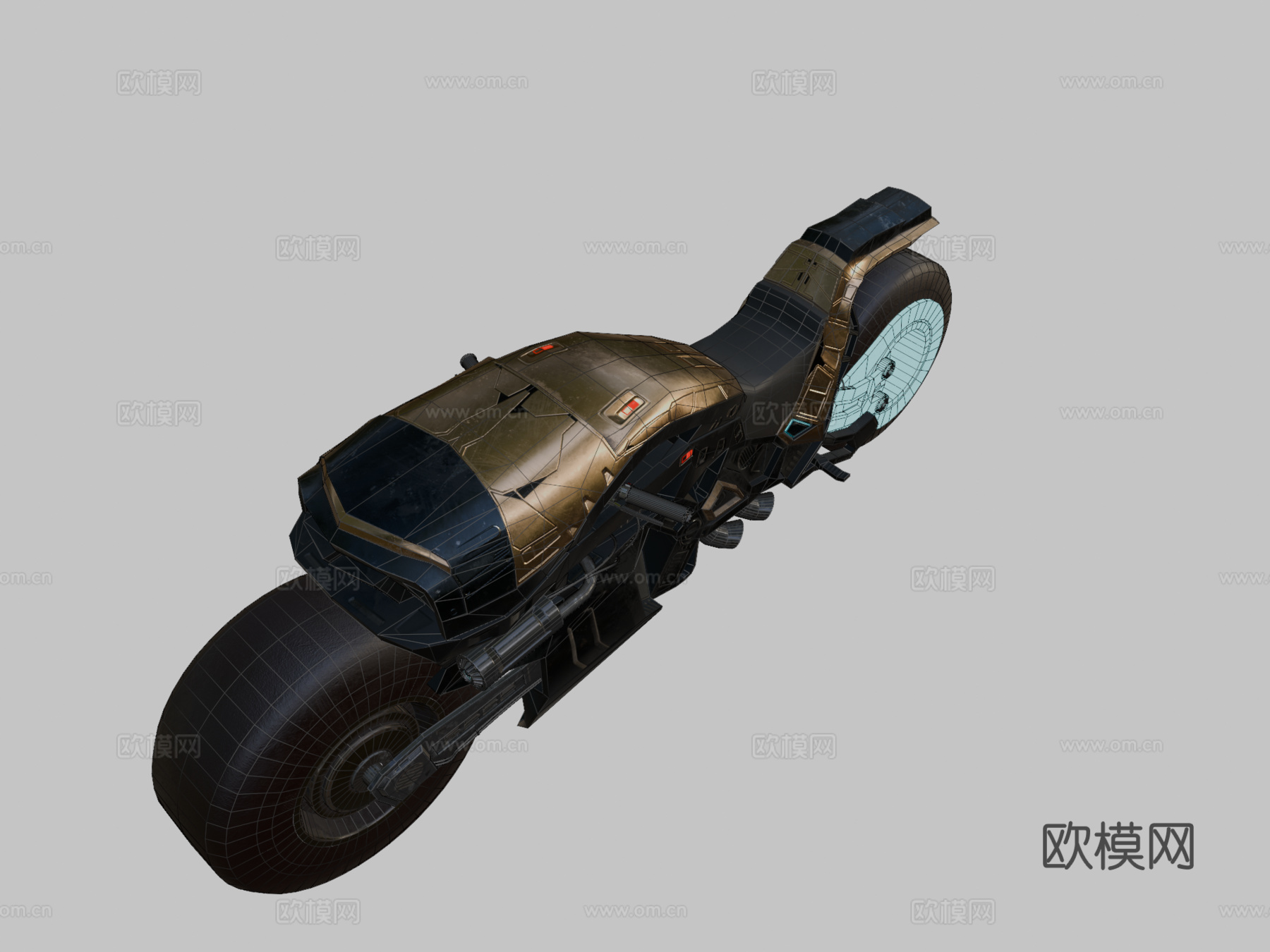 科幻摩托车项目MX2su模型