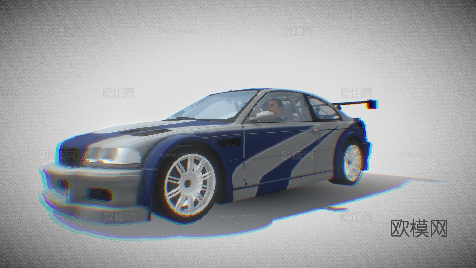 宝马 M3 GTR 剃刀su模型