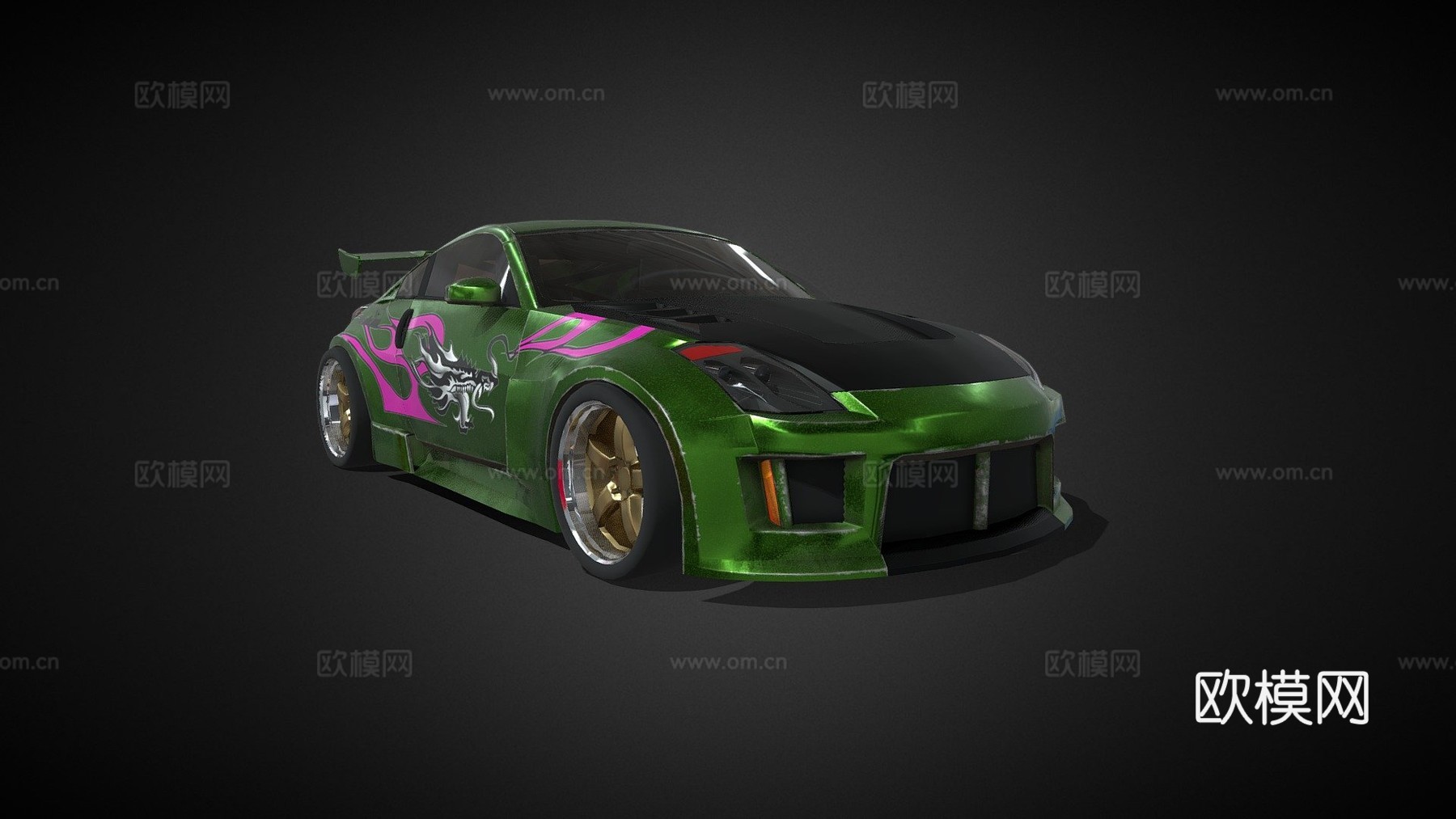 瑞秋的 350z 极品飞车 地下狂飙2su模型