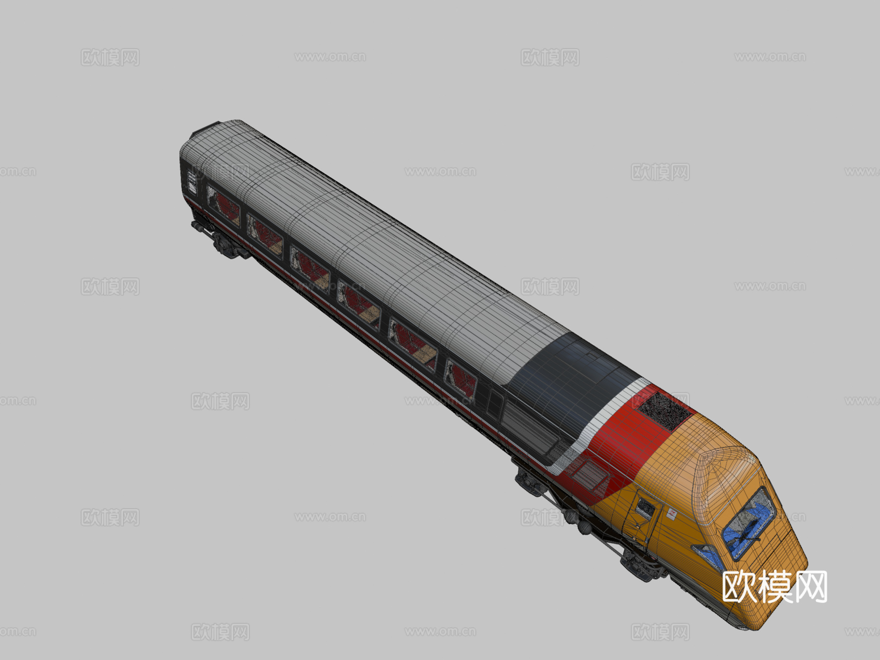 火车  英国铁路 370 级 APT DVTsu模型