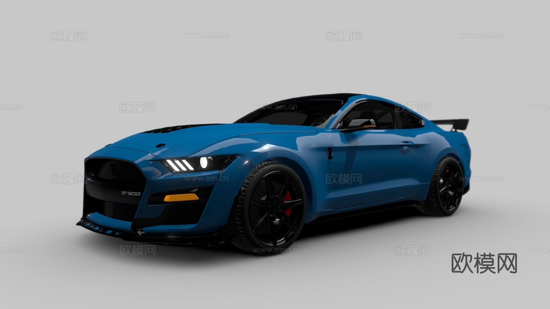 福特野马谢尔比GT500su模型