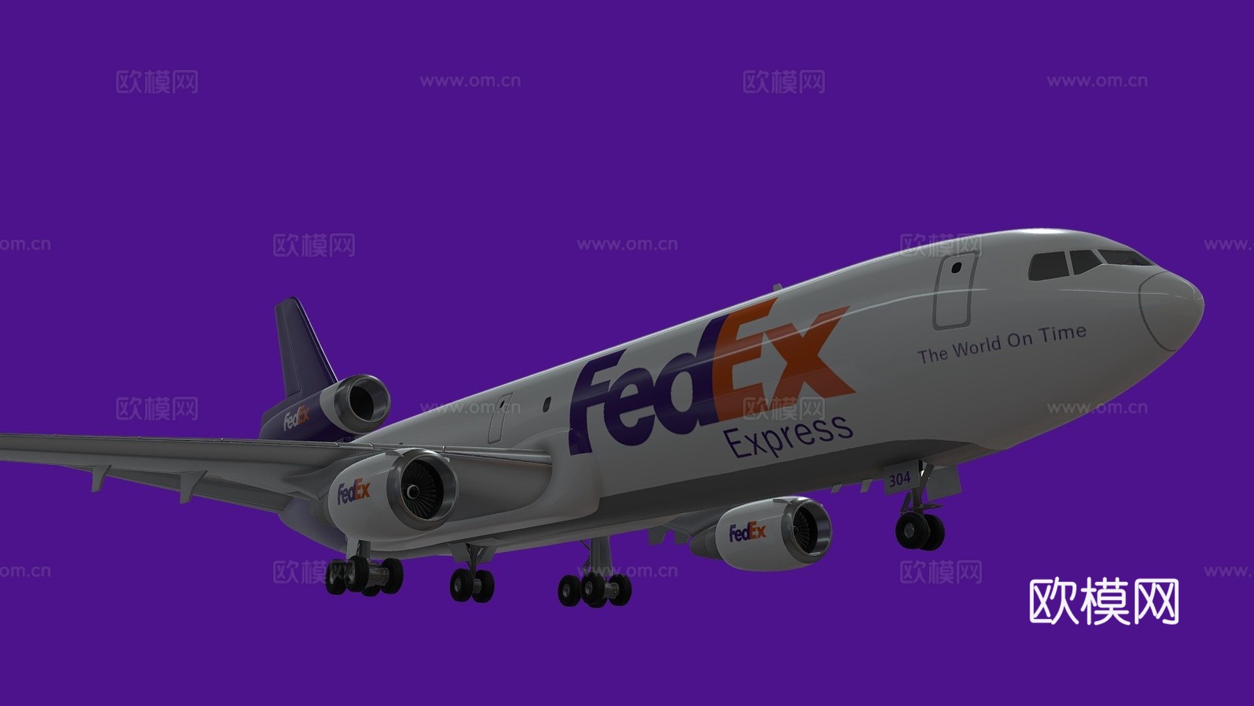 DC1030 联邦快递su模型