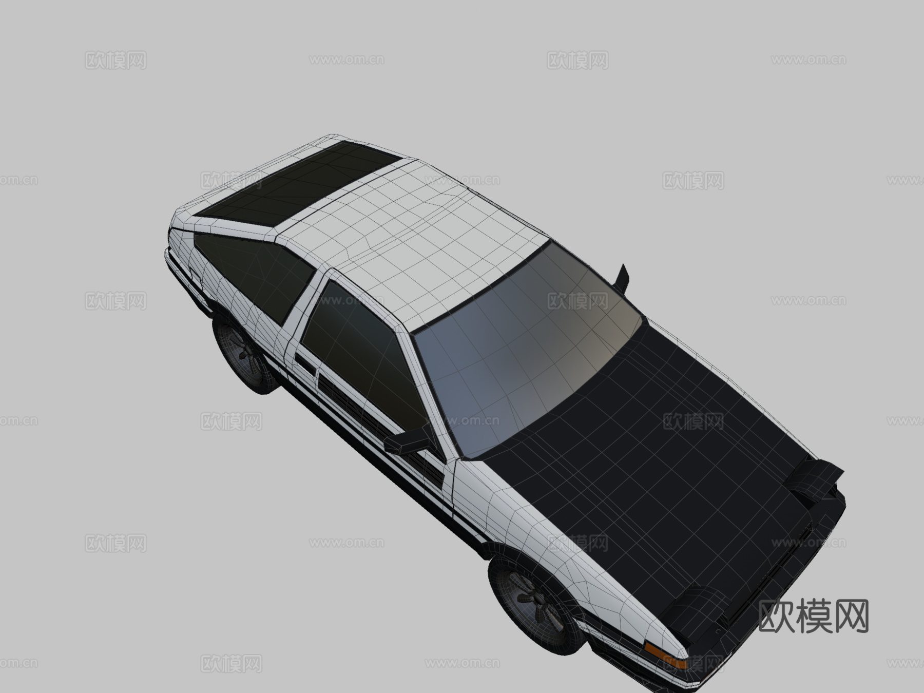 丰田卡罗拉AE86 Truenosu模型