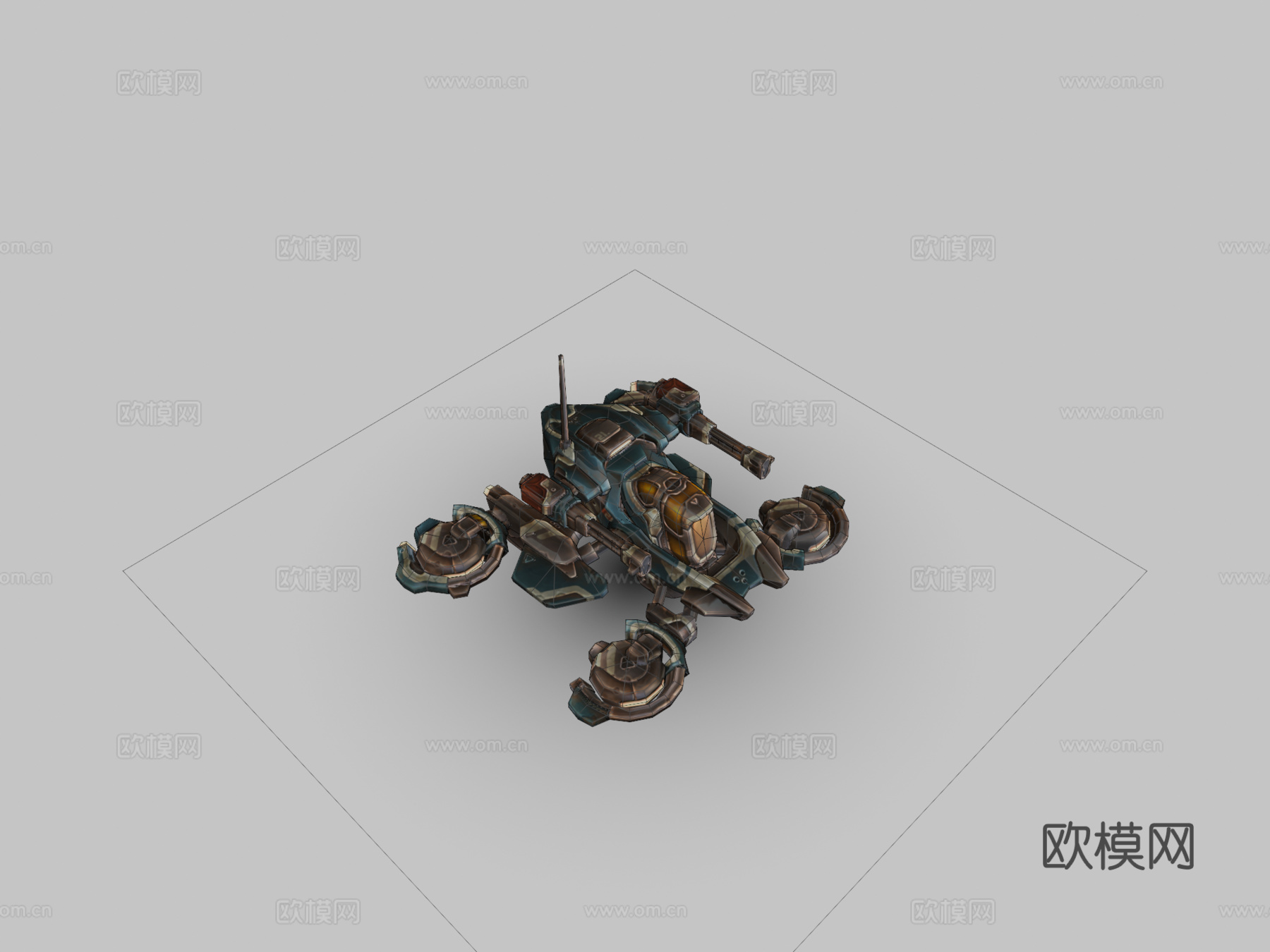 科幻车辆构造器su模型