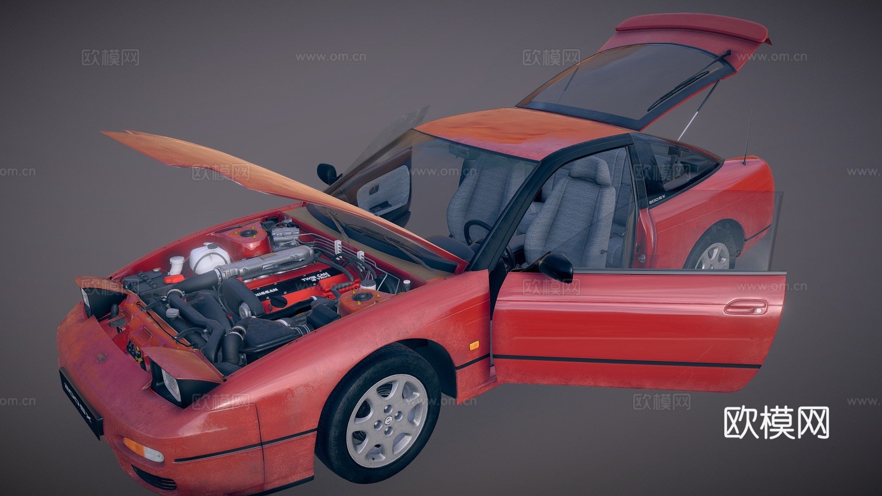 日产200SX S13su模型