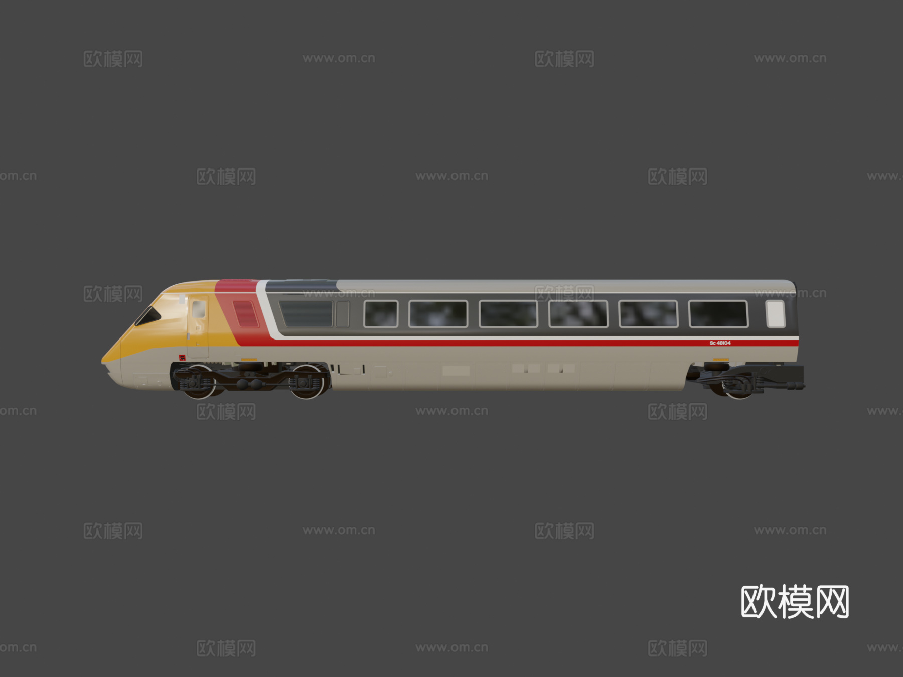 火车  英国铁路 370 级 APT DVTsu模型