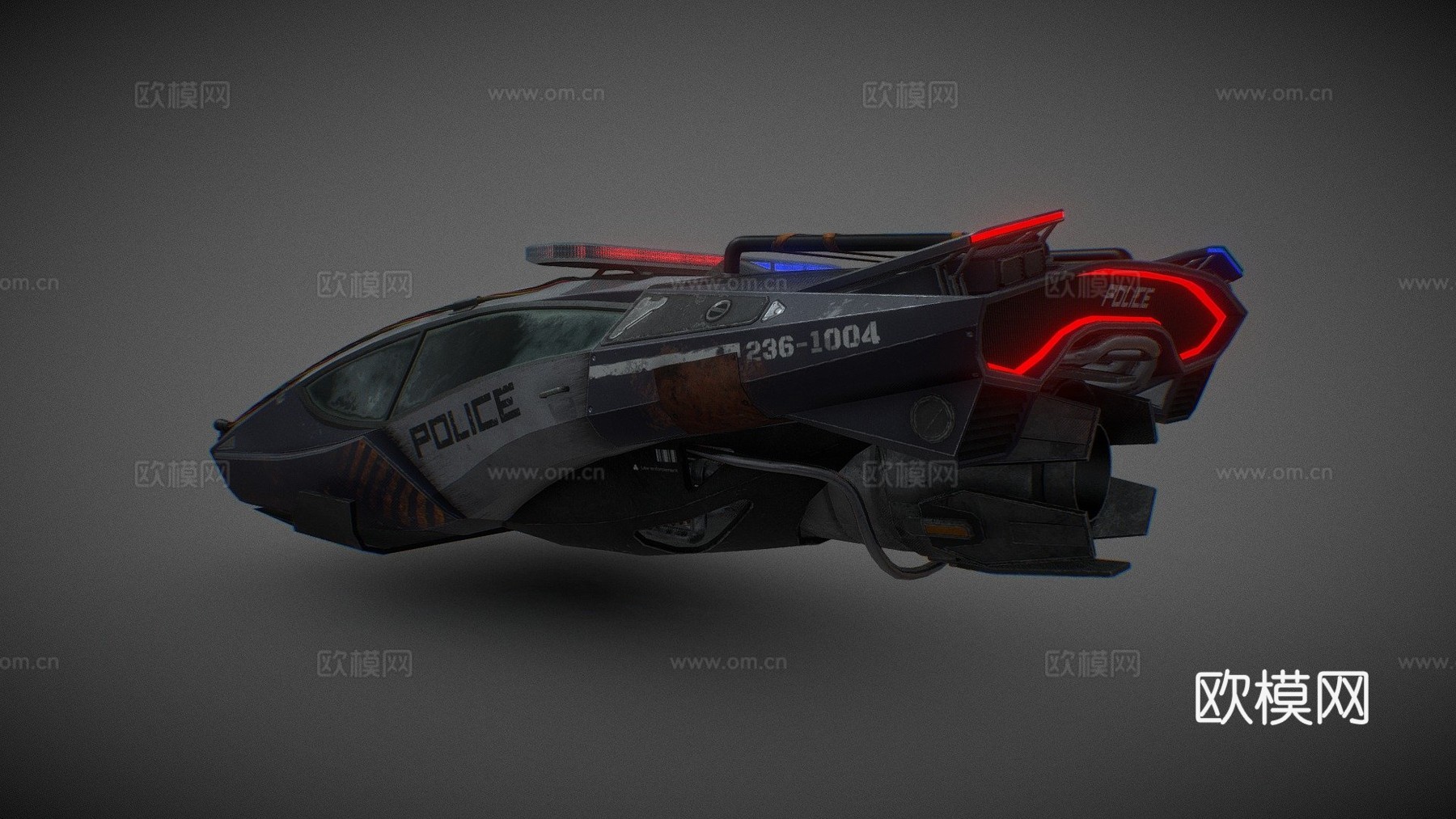 反乌托邦 警车su模型