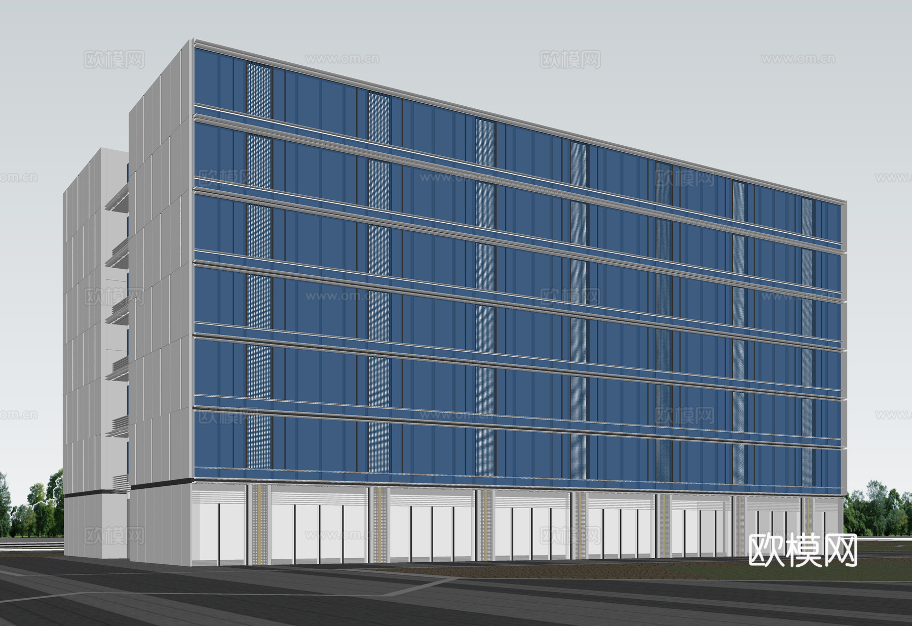 多层公寓 员工宿舍 多层办公 公寓楼 宿舍 宿舍楼su模型