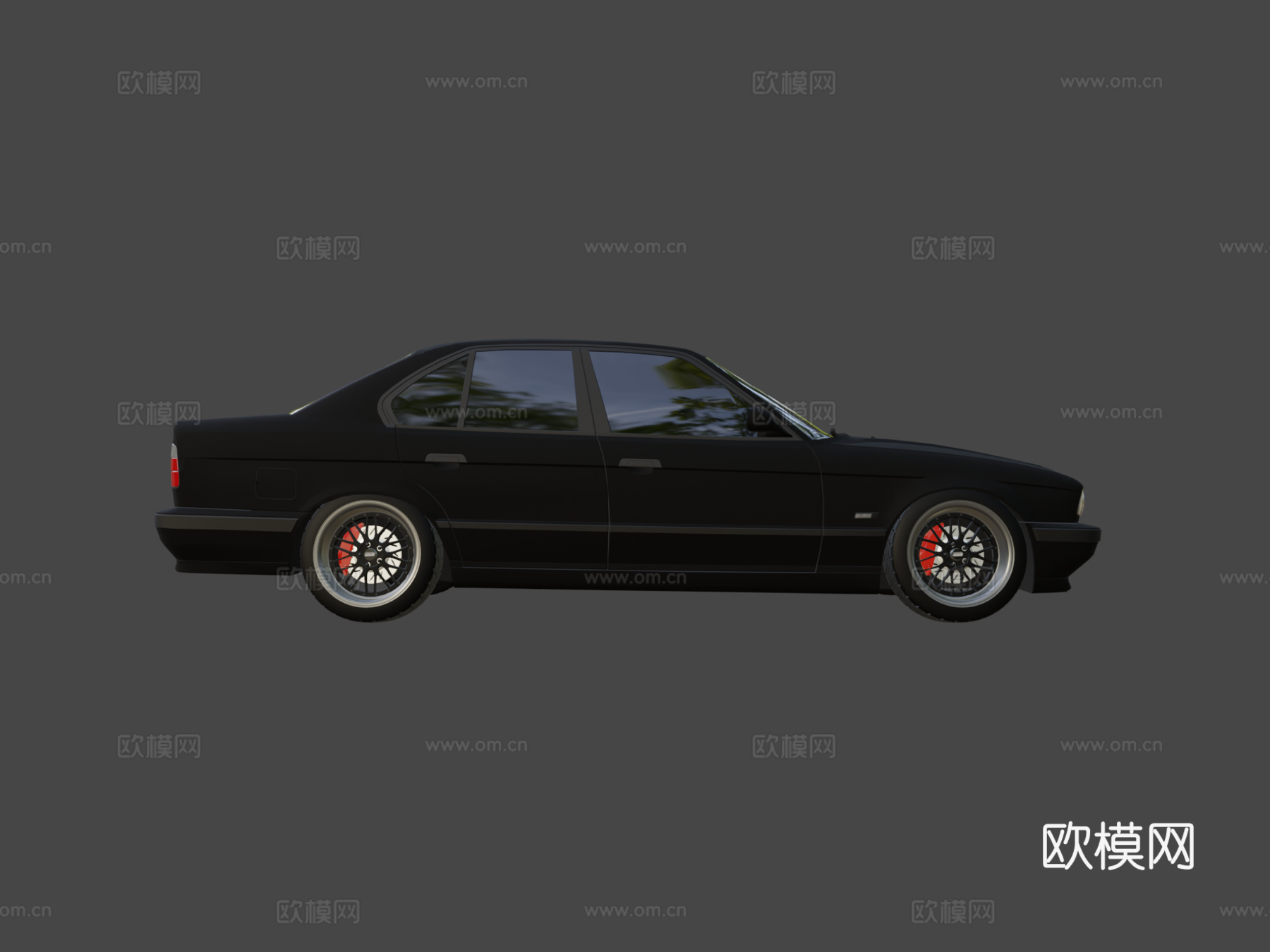 宝马E34姿态风格su模型