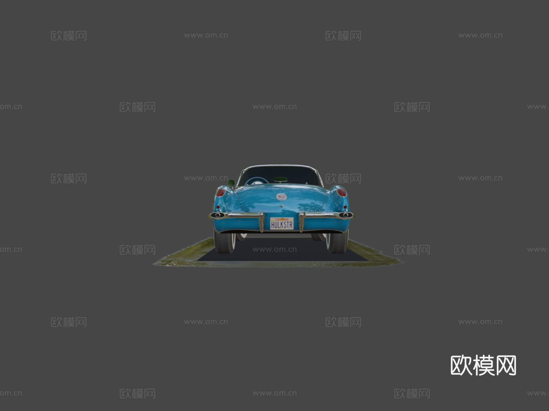 通用美国跑车su模型