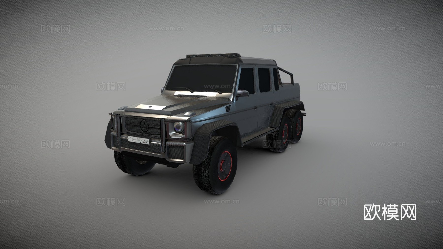 梅赛德斯 G级 6x6su模型