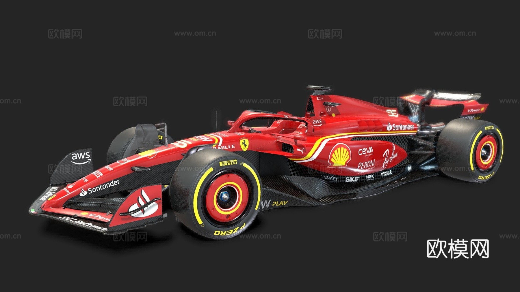 F1 法拉利 SF24 2024su模型