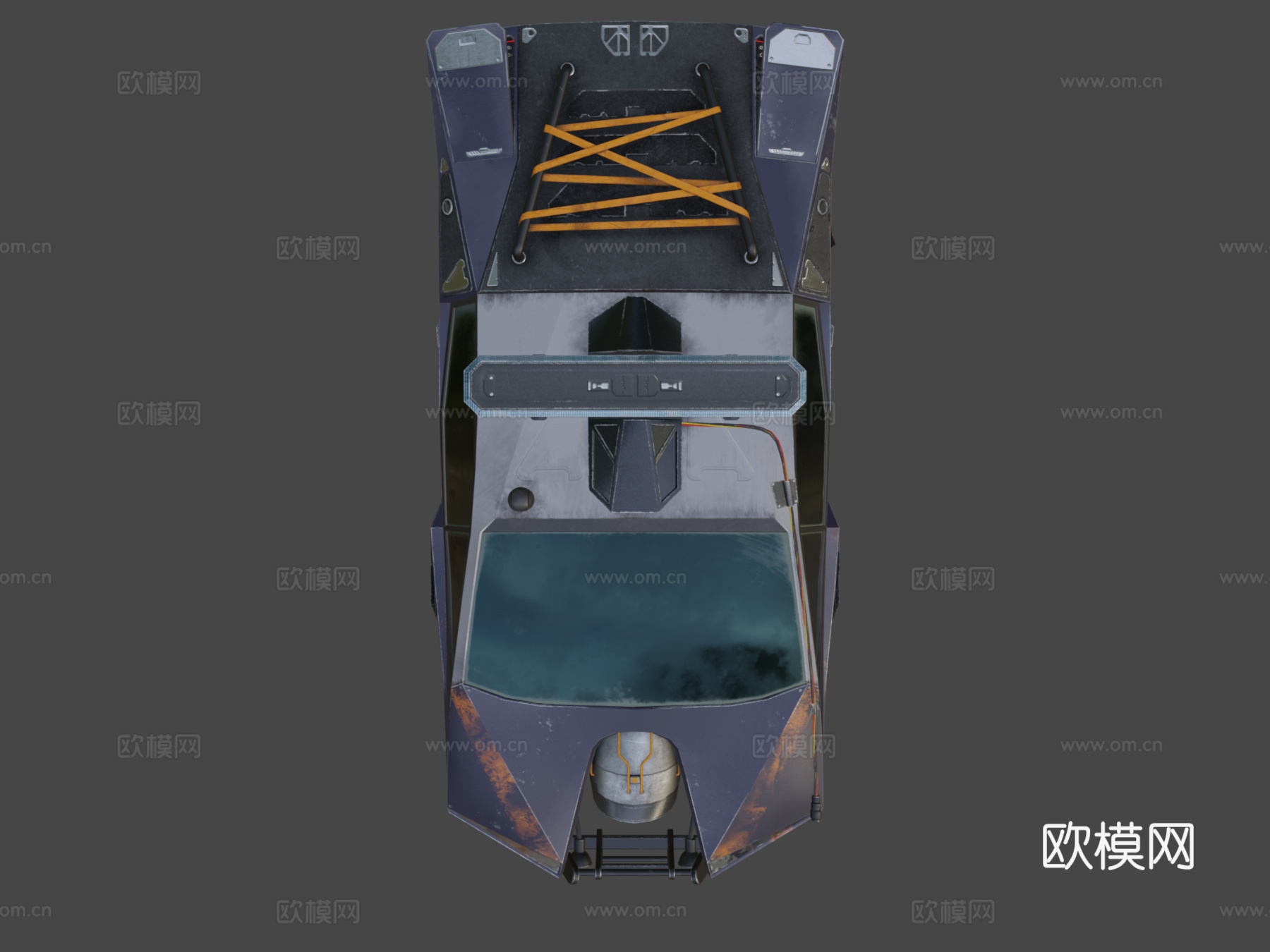 反乌托邦 警车su模型