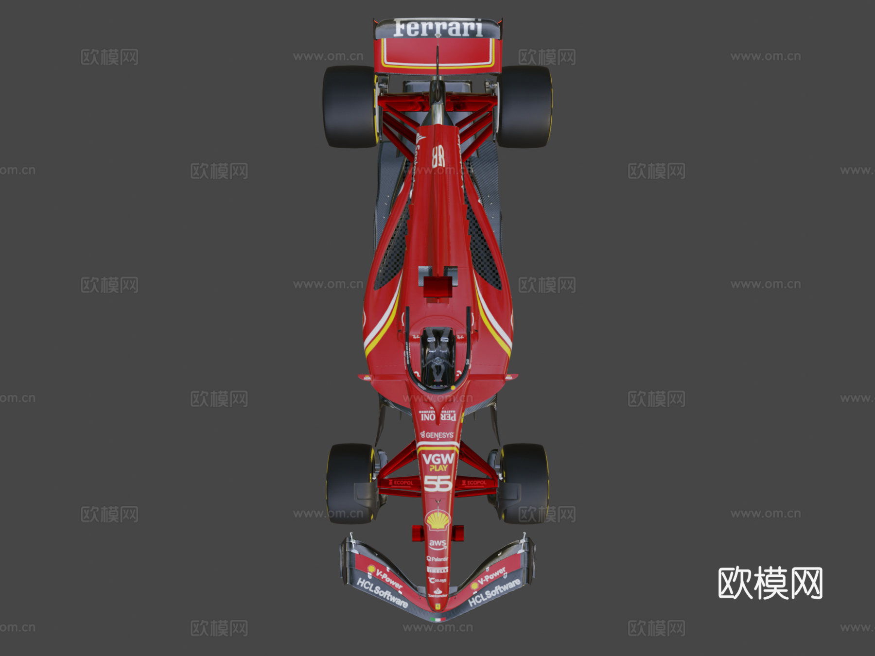 F1 法拉利 SF24 2024su模型