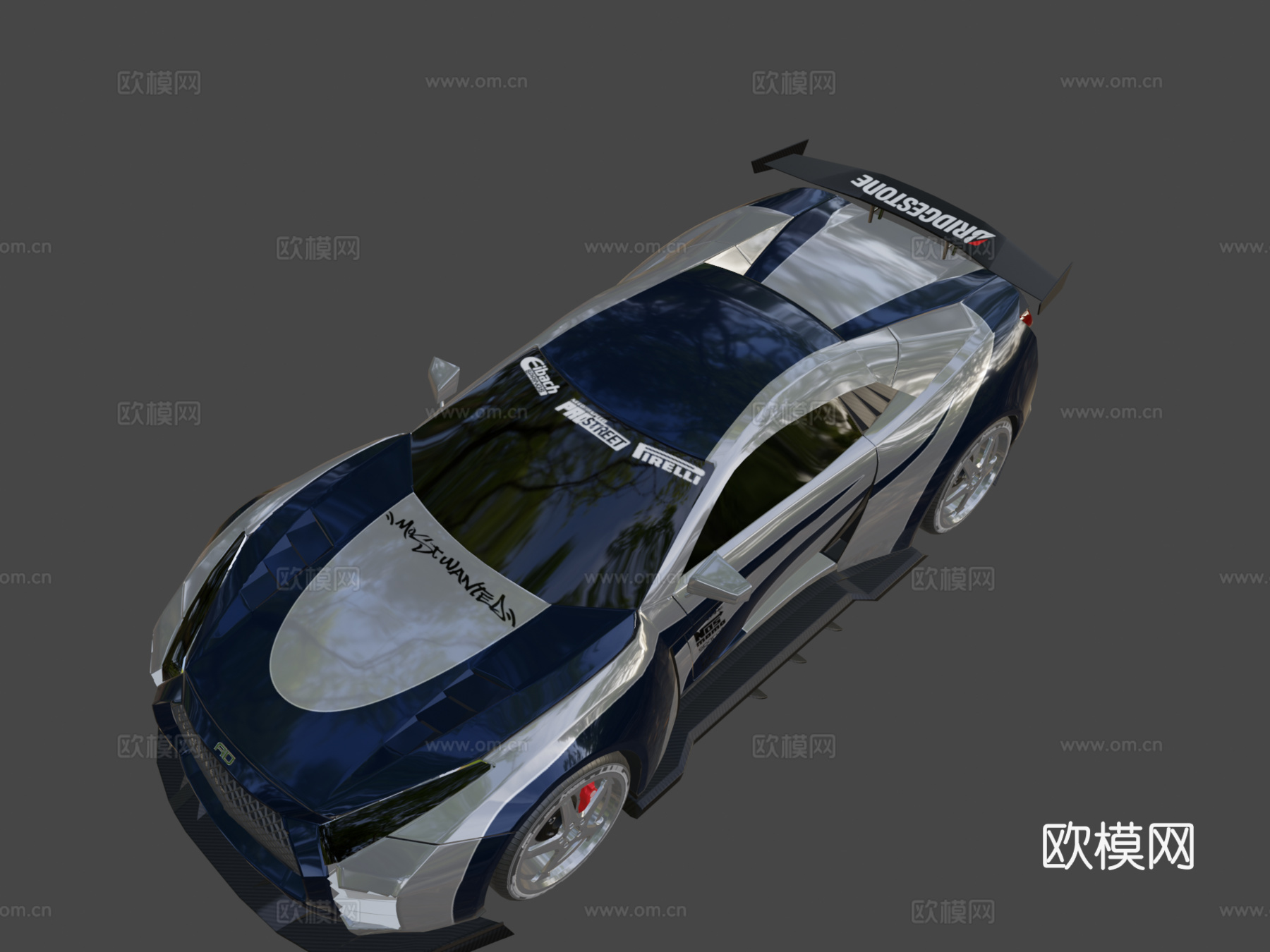 日产 GTRs  麦克斯su模型