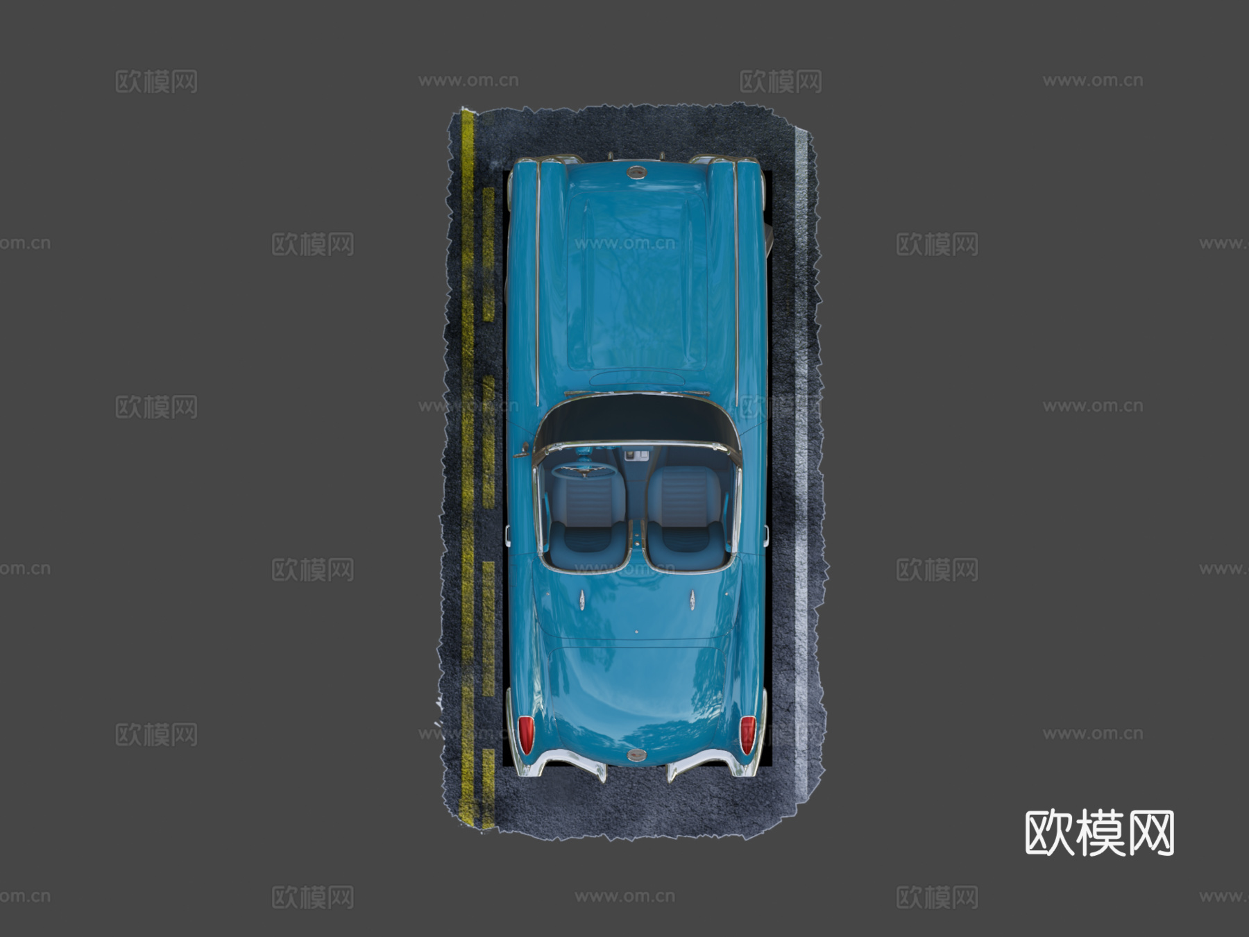 通用美国跑车su模型